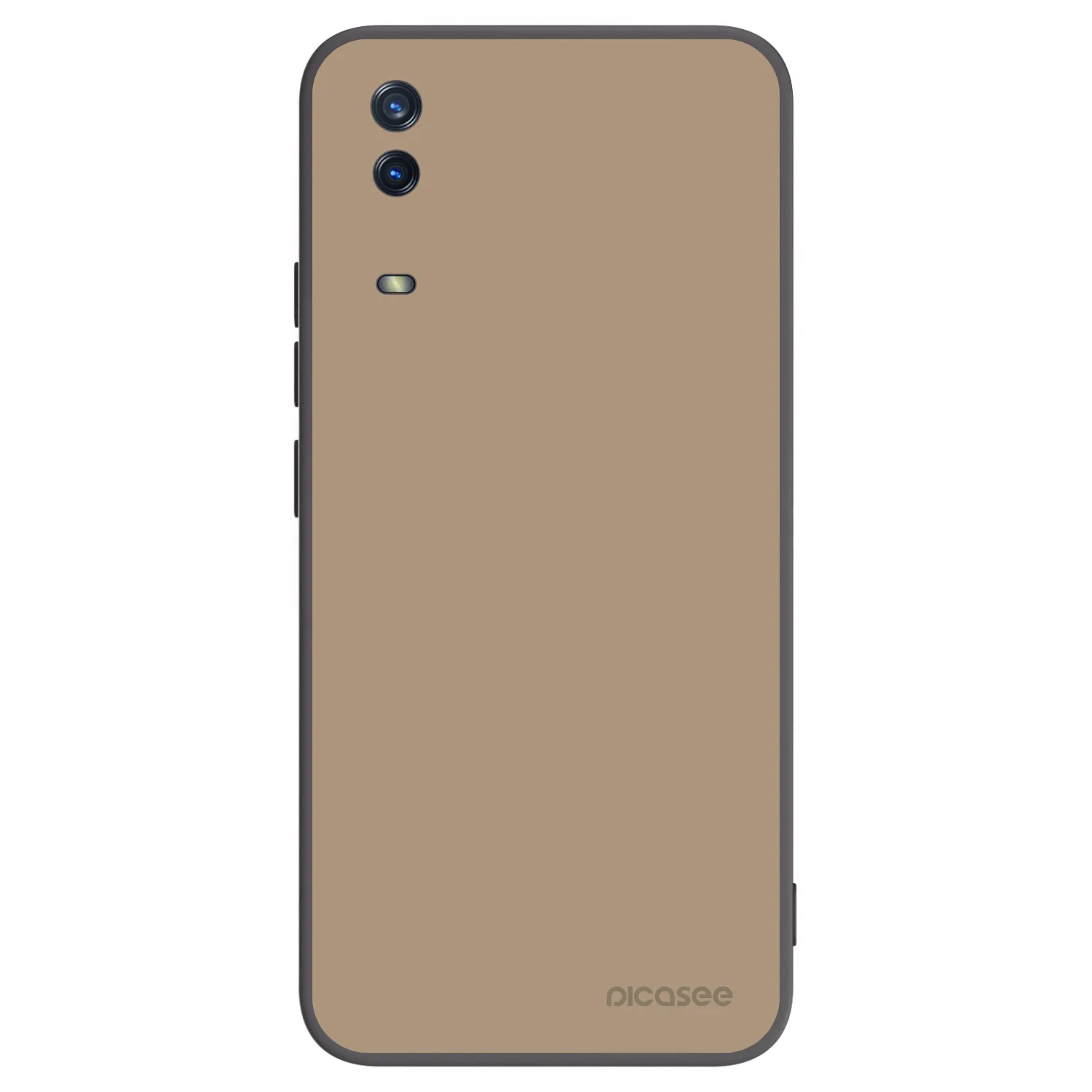 Picasee silikonový černý obal pro Vivo Y11s - Soft Sand