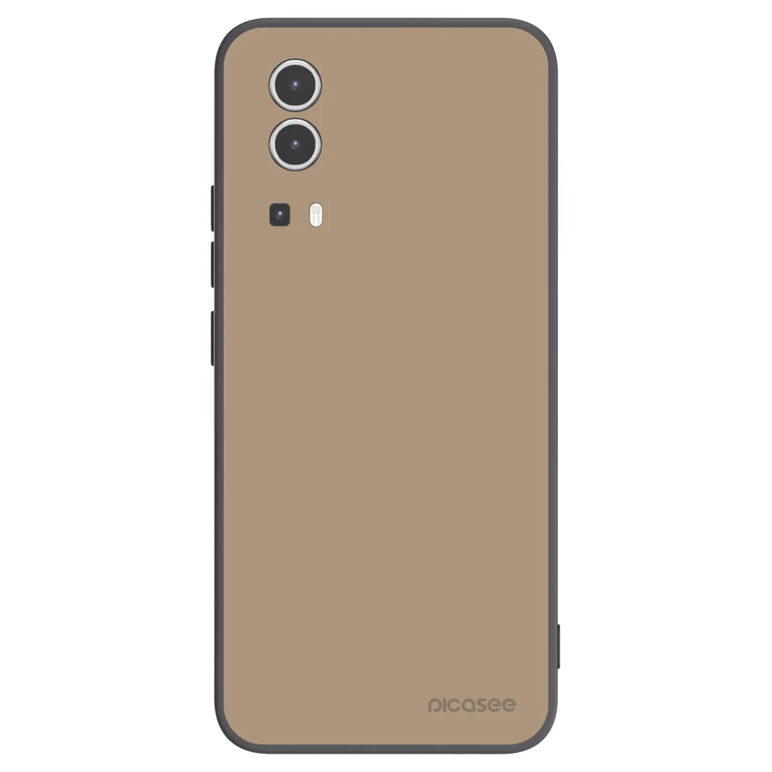 Picasee silikonový černý obal pro Vivo Y72 5G - Soft Sand