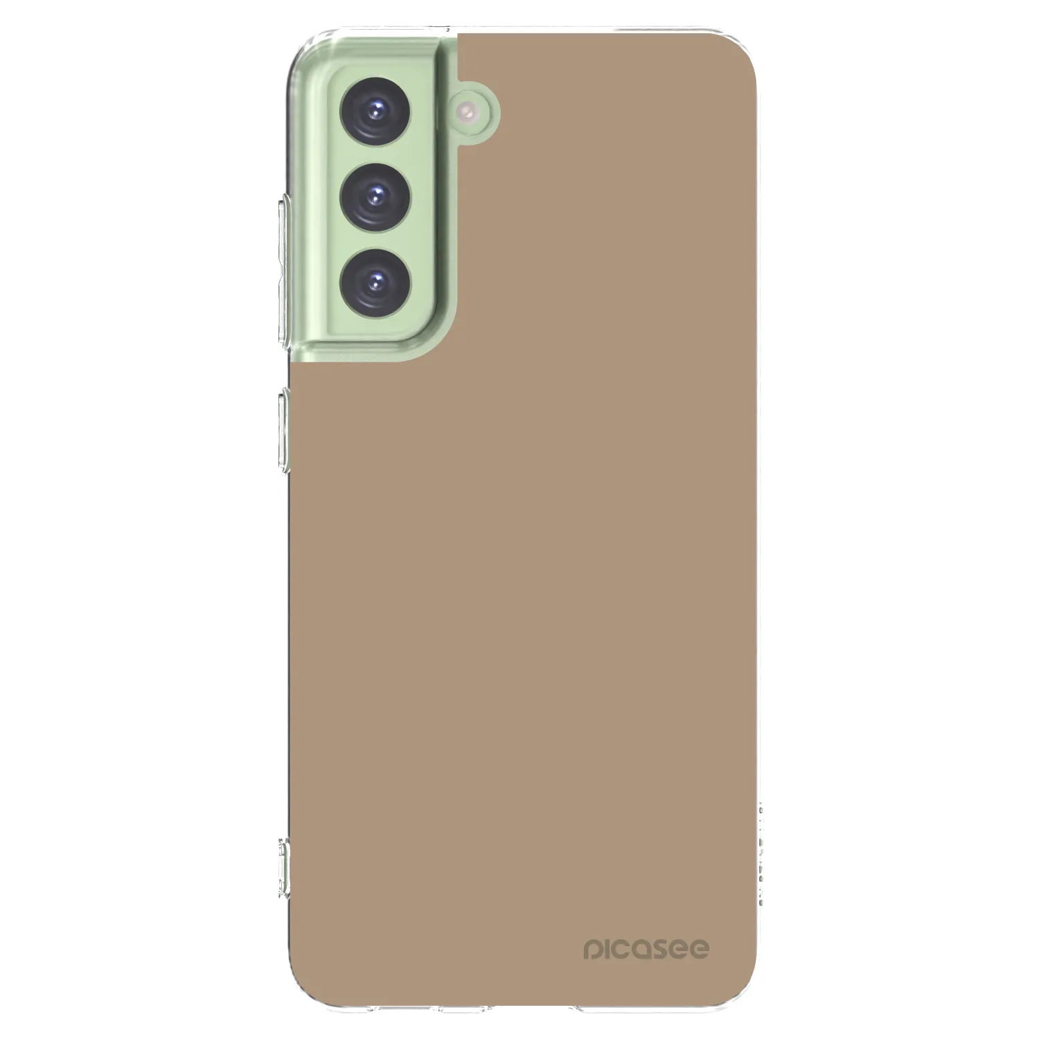 Picasee silikonový průhledný obal pro Samsung Galaxy S21 FE 5G - Soft Sand