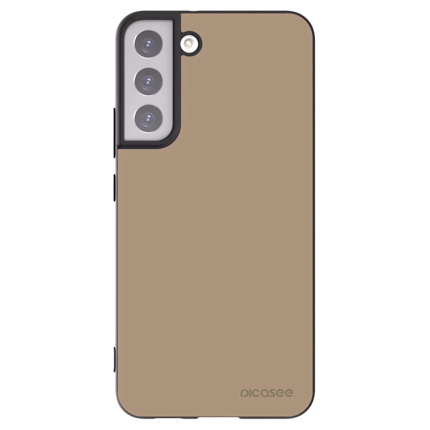 Picasee silikonový černý obal pro Samsung Galaxy S22+ 5G - Soft Sand