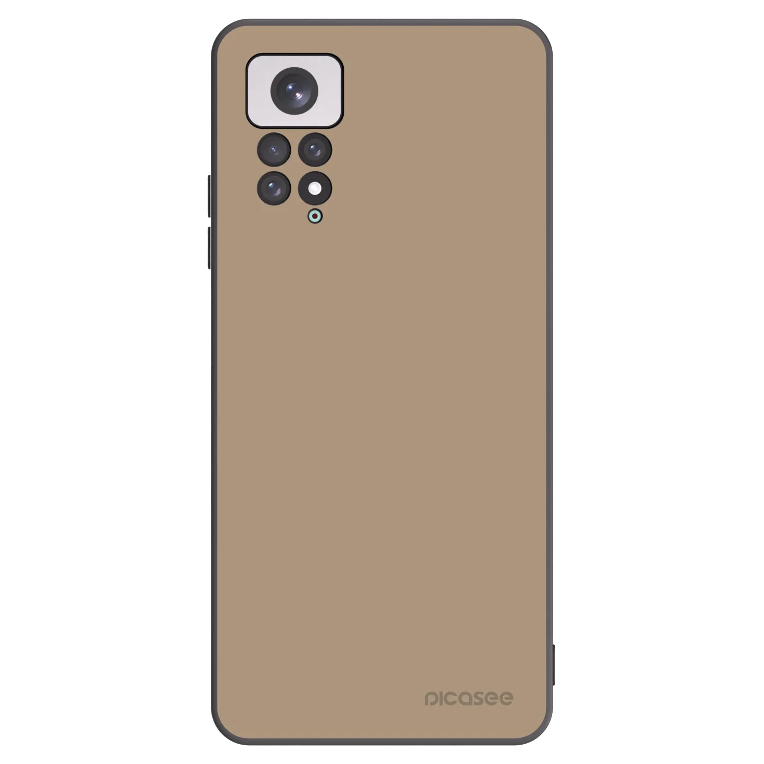 Picasee silikonový černý obal pro Xiaomi Redmi Note 11 - Soft Sand