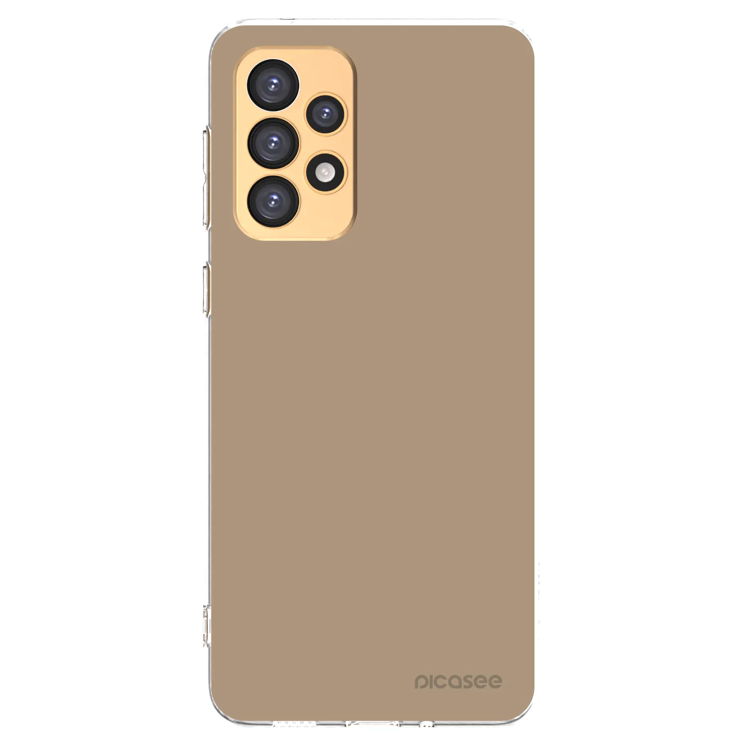 Picasee silikonový průhledný obal pro Samsung Galaxy A33 5G A336 - Soft Sand