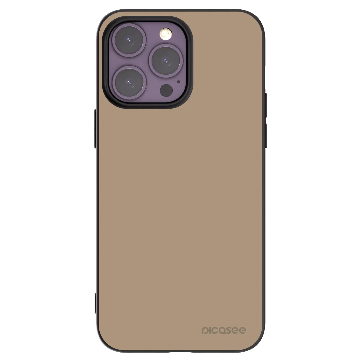 Picasee silikonový černý obal pro Apple iPhone 14 Pro Max - Soft Sand