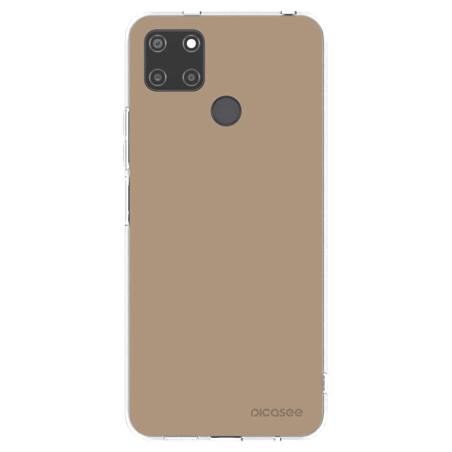 Picasee silikonový průhledný obal pro Realme C21Y - Soft Sand