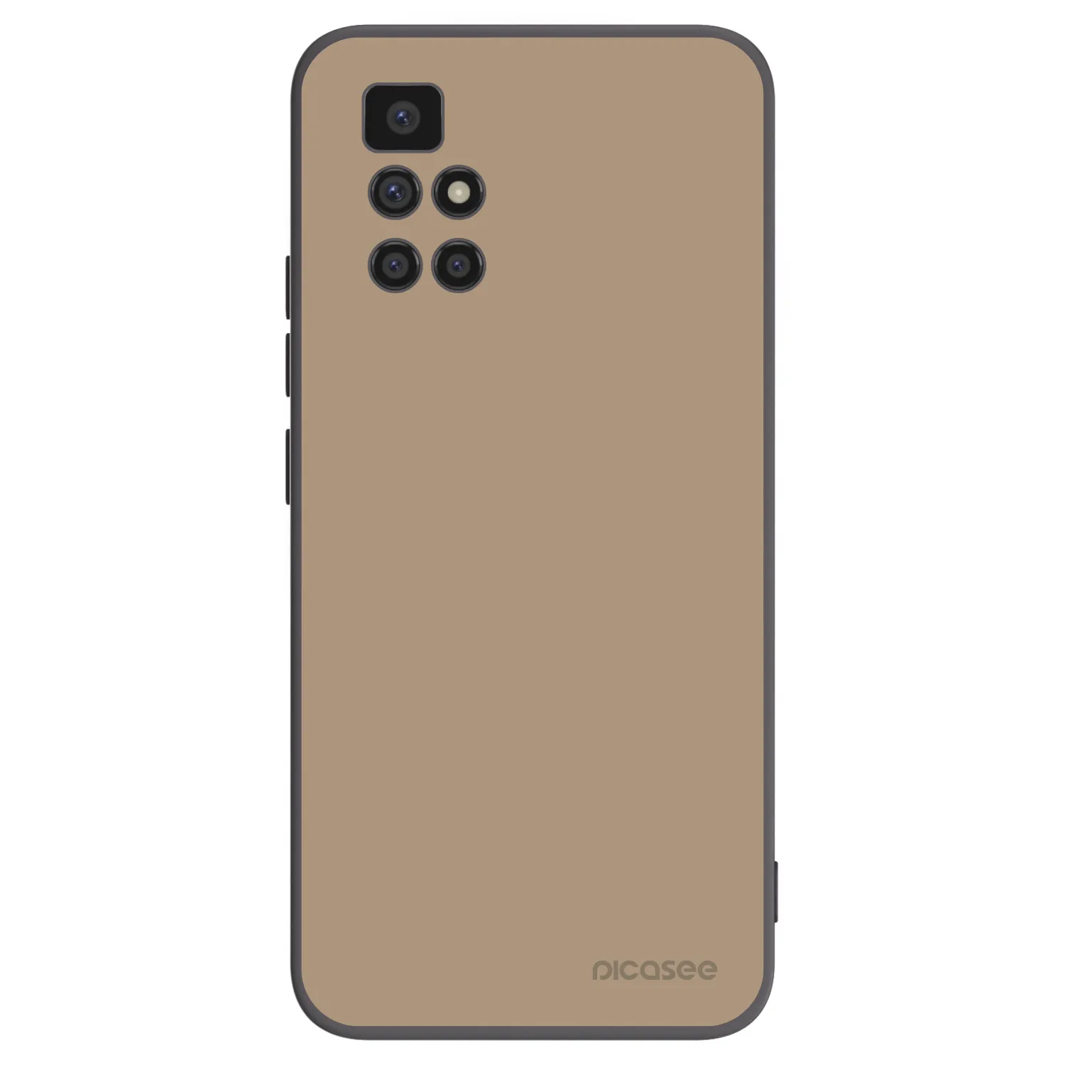 Picasee silikonový černý obal pro Xiaomi Redmi 10 (2022) - Soft Sand