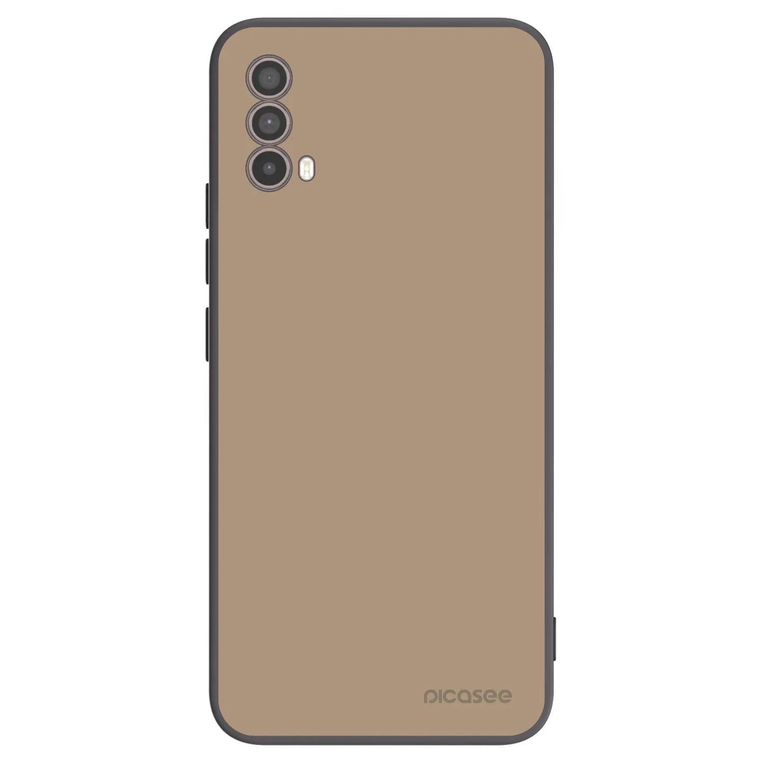 Picasee silikonový černý obal pro Motorola Moto E40 - Soft Sand