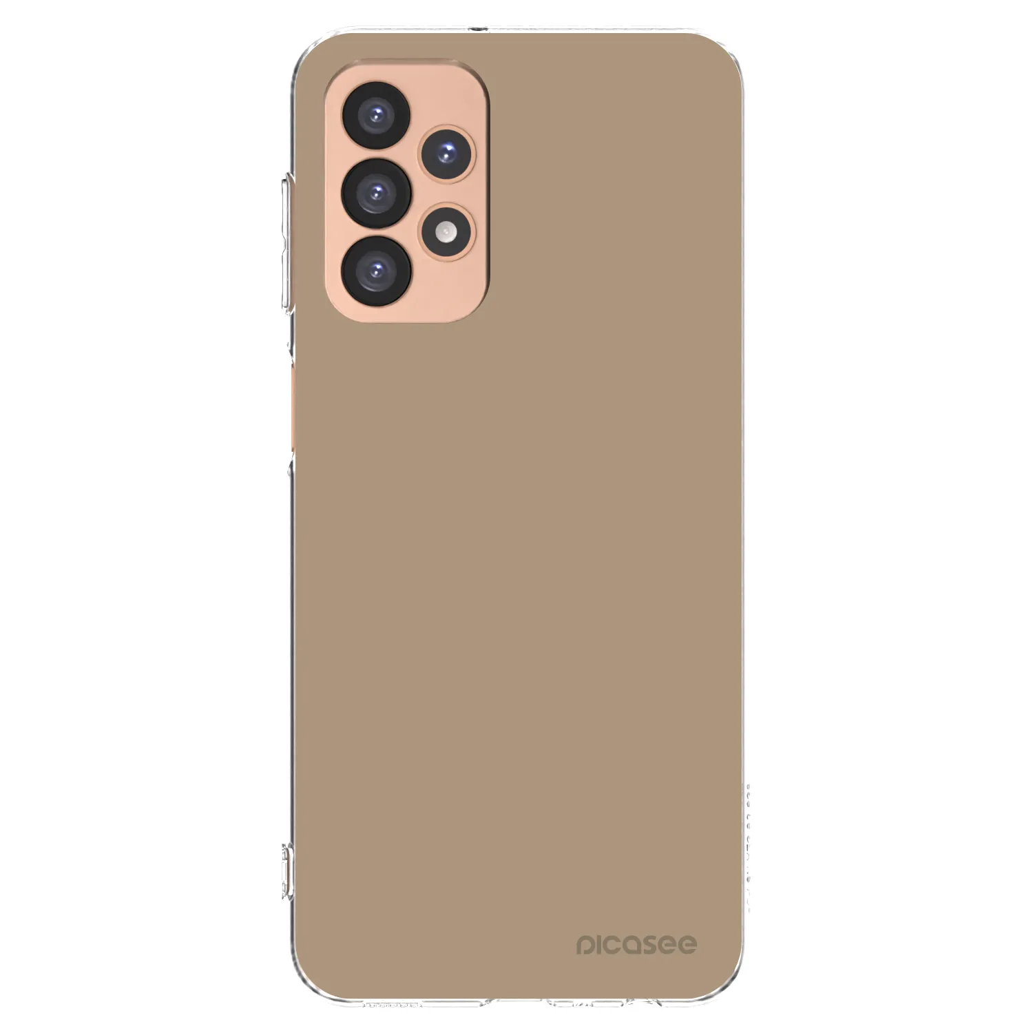 Picasee silikonový průhledný obal pro Samsung Galaxy A23 A236B 5G - Soft Sand