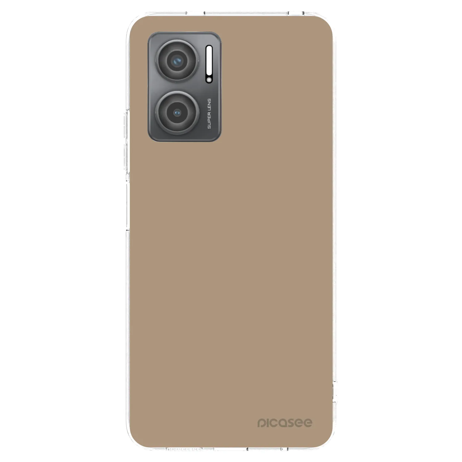 Picasee silikonový průhledný obal pro Xiaomi Redmi 10 5G - Soft Sand