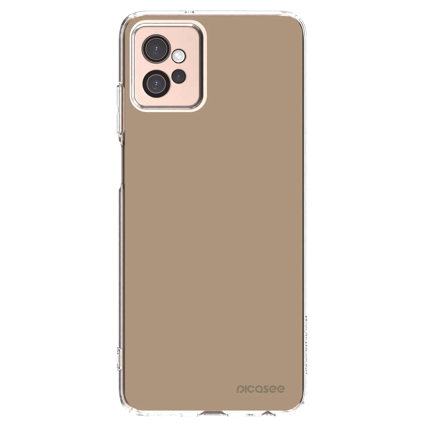 Picasee silikonový průhledný obal pro Motorola Moto G32 - Soft Sand