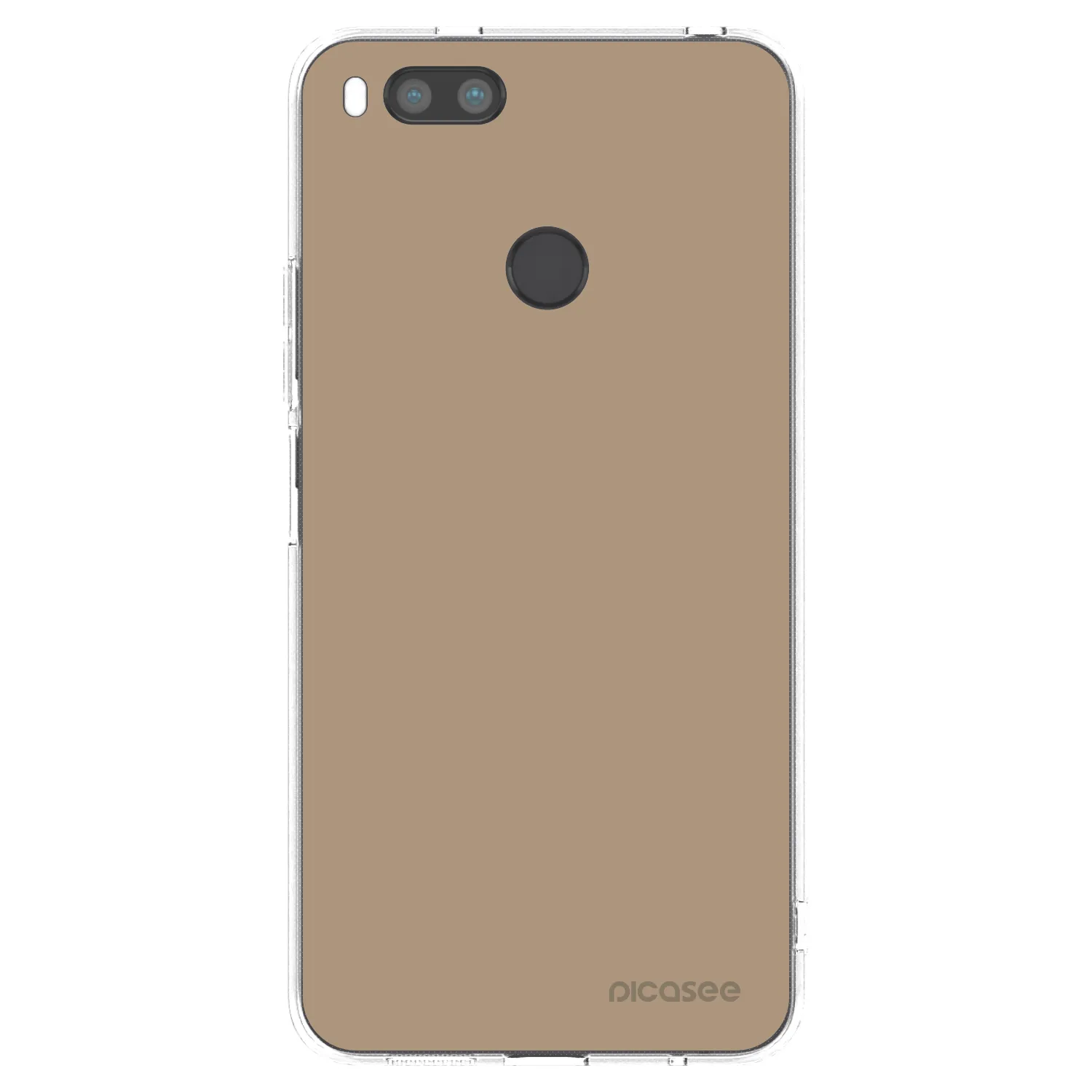 Picasee silikonový průhledný obal pro Xiaomi Redmi A1 - Soft Sand