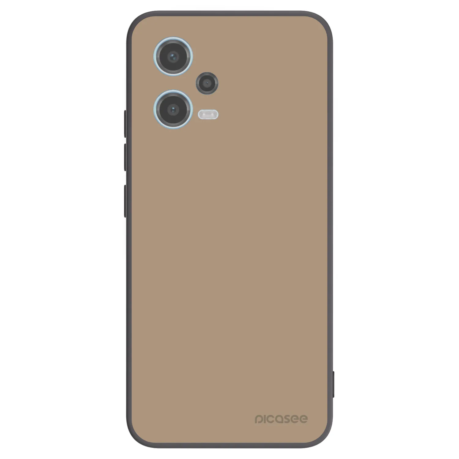 Picasee silikonový černý obal pro Xiaomi Redmi Note 12 5G - Soft Sand