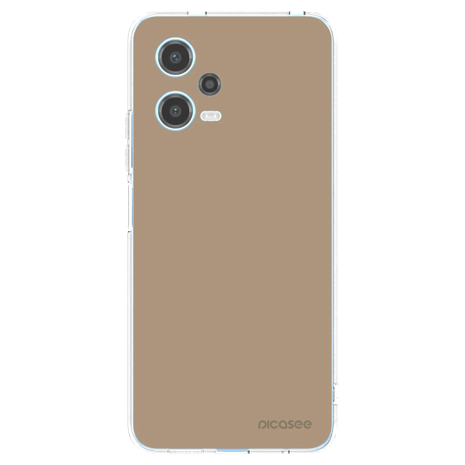 Picasee silikonový průhledný obal pro Xiaomi Redmi Note 12 5G - Soft Sand