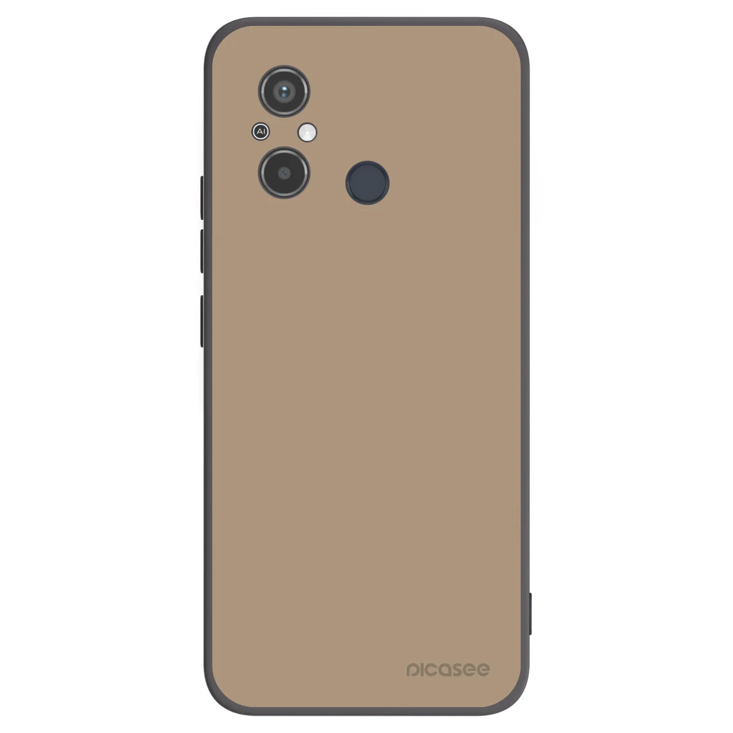 Picasee silikonový černý obal pro Xiaomi Redmi 12C - Soft Sand