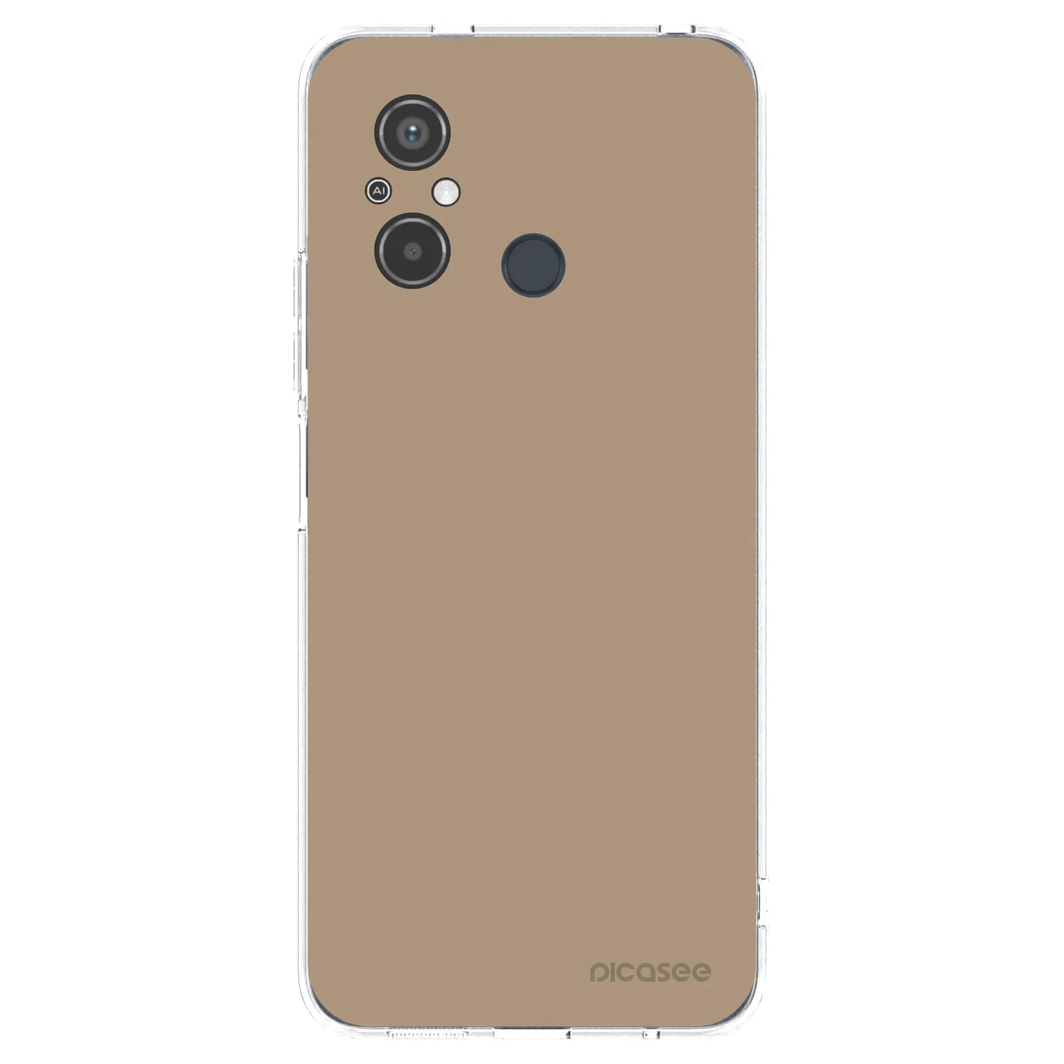 Picasee silikonový průhledný obal pro Xiaomi Redmi 12C - Soft Sand