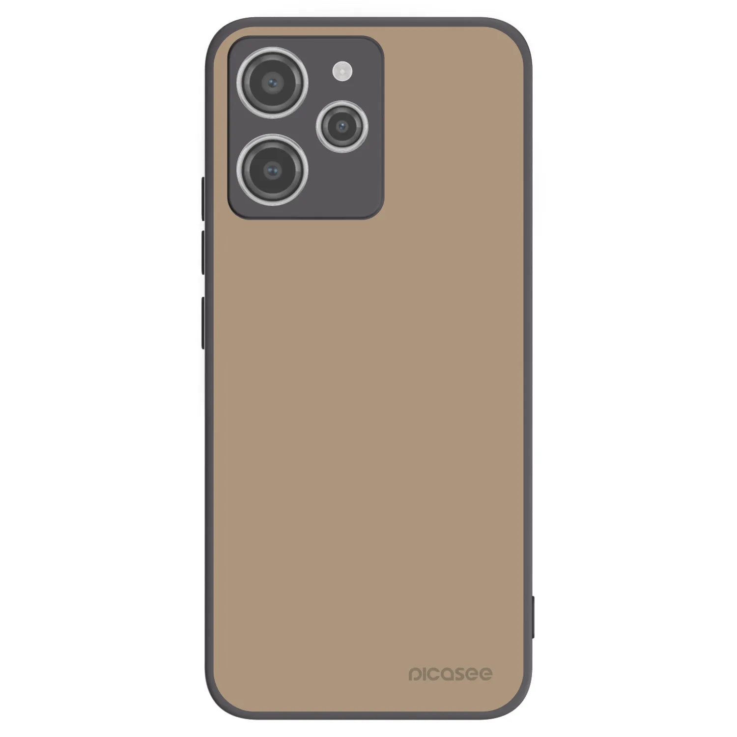 Picasee silikonový černý obal pro Xiaomi Redmi 12 4G - Soft Sand
