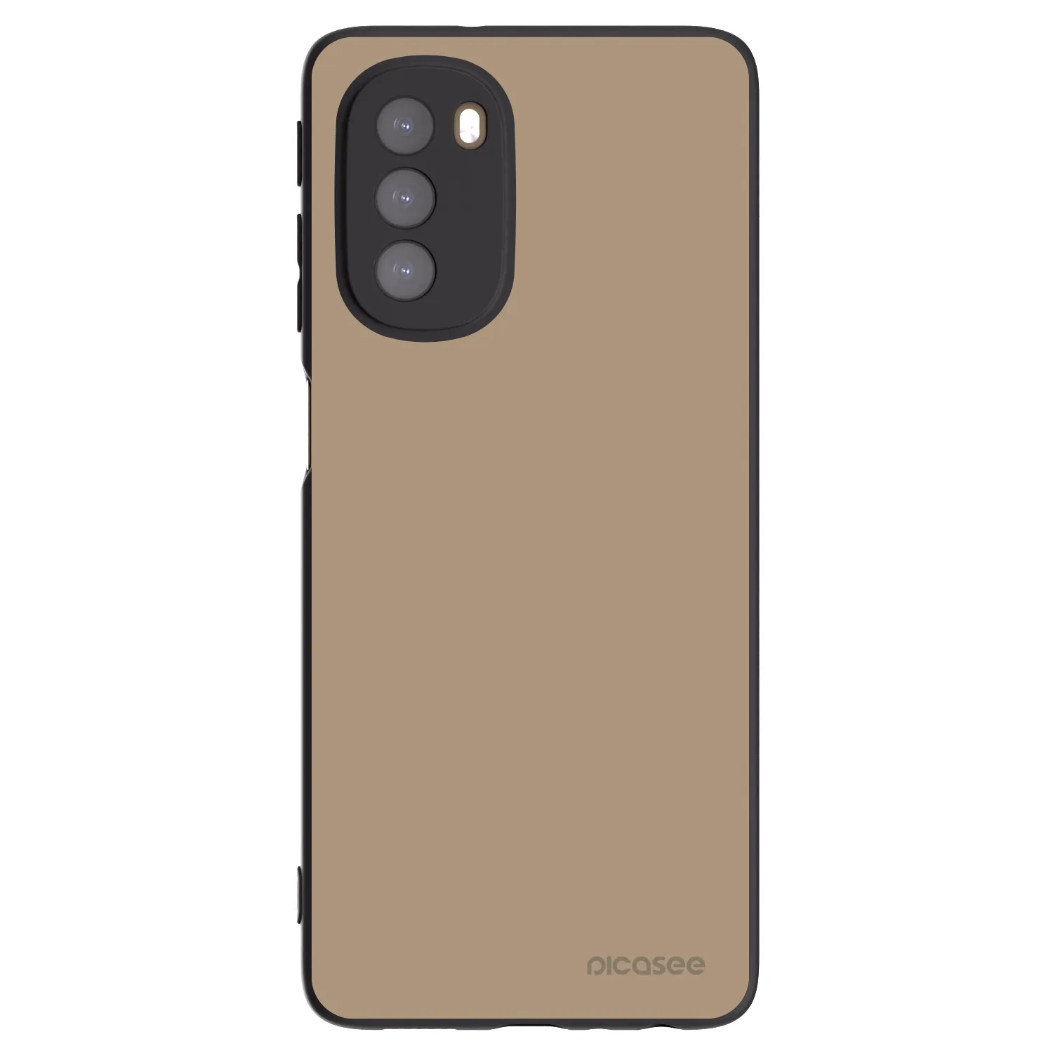 Picasee silikonový černý obal pro Motorola Moto G51 - Soft Sand