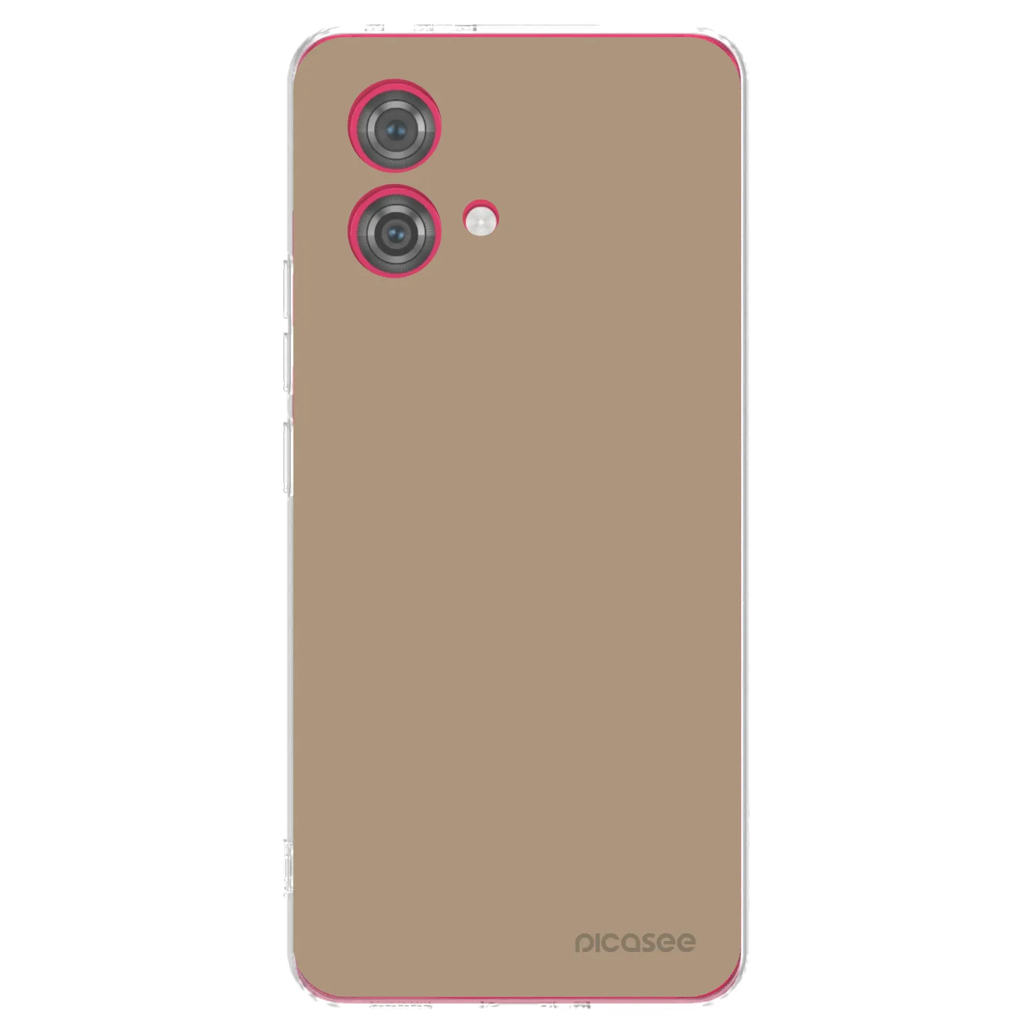 Picasee silikonový průhledný obal pro Motorola Moto G84 5G - Soft Sand