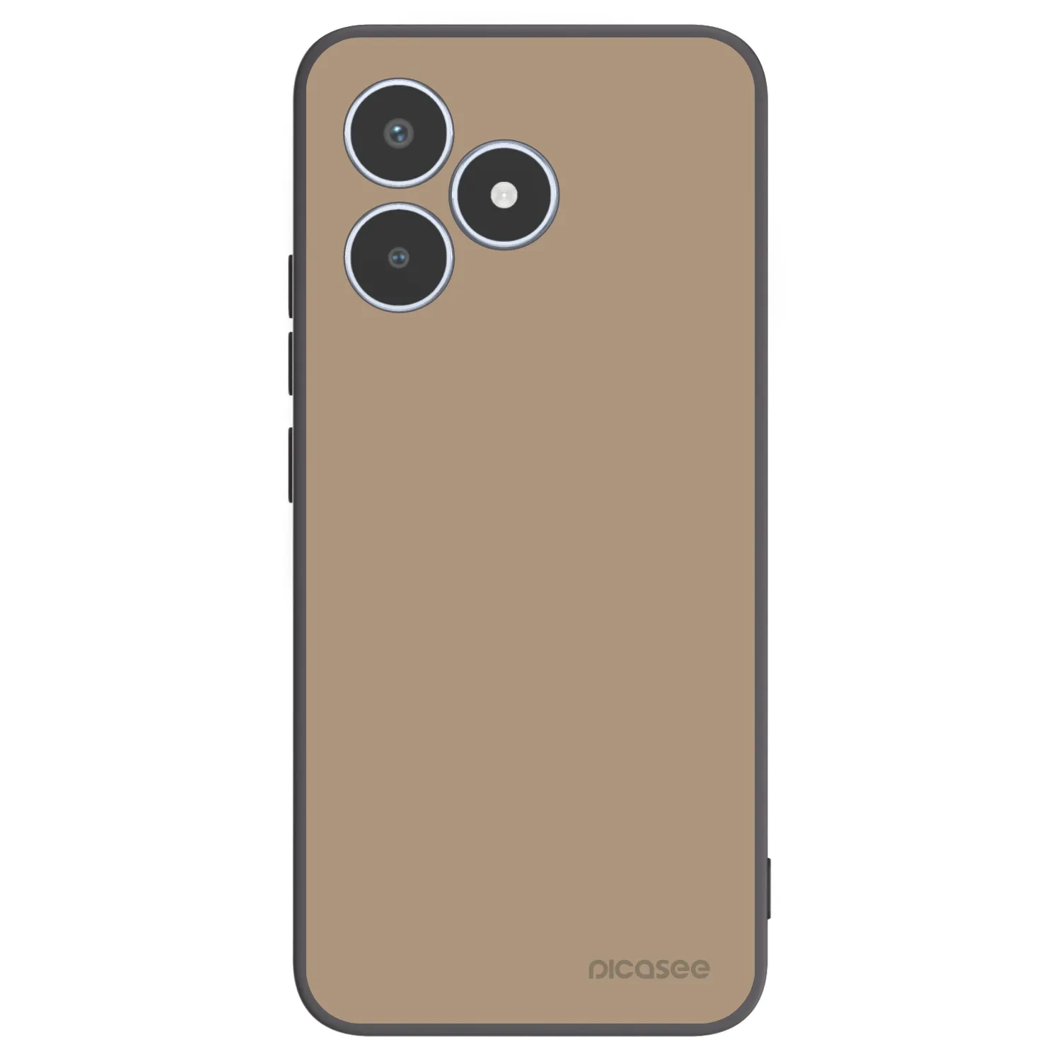 Picasee silikonový černý obal pro Realme C53 - Soft Sand
