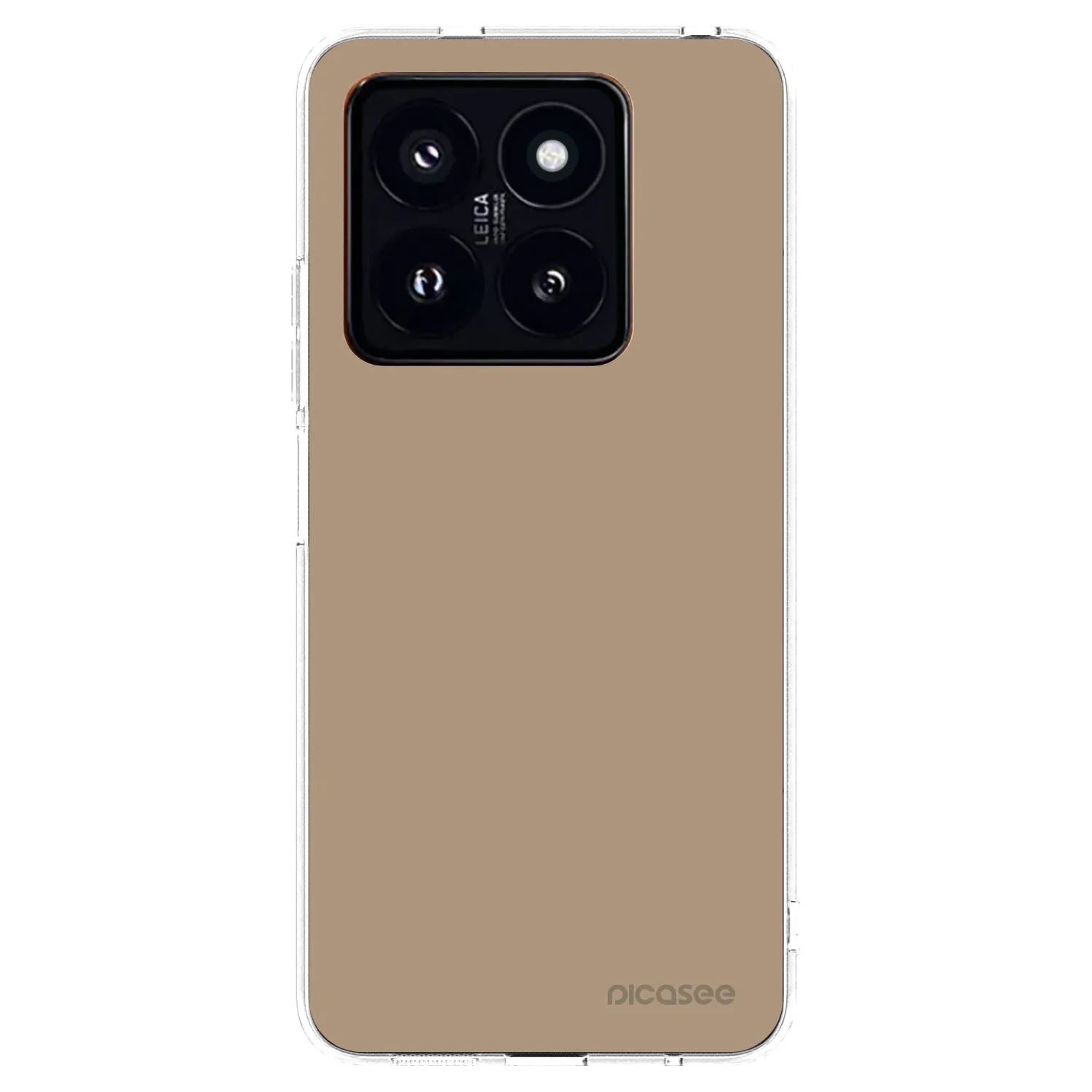 Picasee silikonový průhledný obal pro Xiaomi 14 Pro - Soft Sand