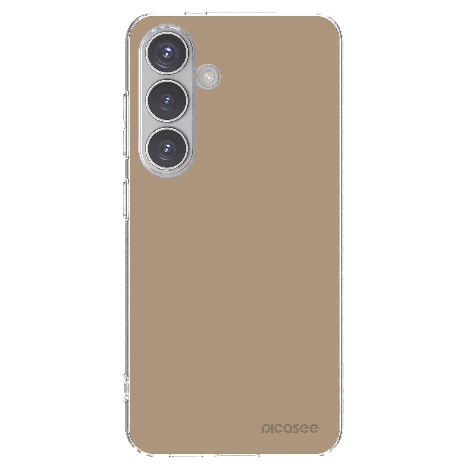 Picasee silikonový průhledný obal pro Samsung Galaxy S24 S921B 5G - Soft Sand