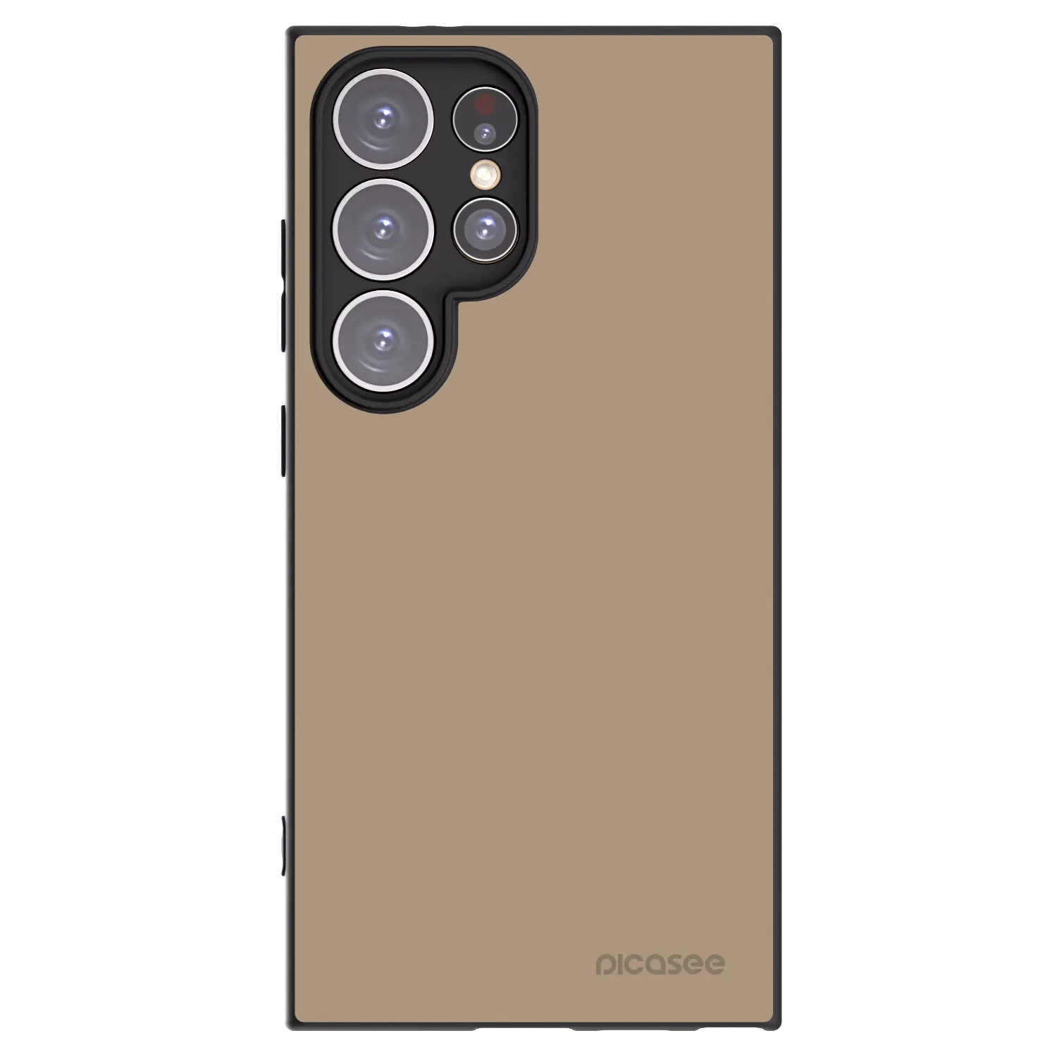 Picasee silikonový černý obal pro Samsung Galaxy S24 Ultra S928B 5G - Soft Sand