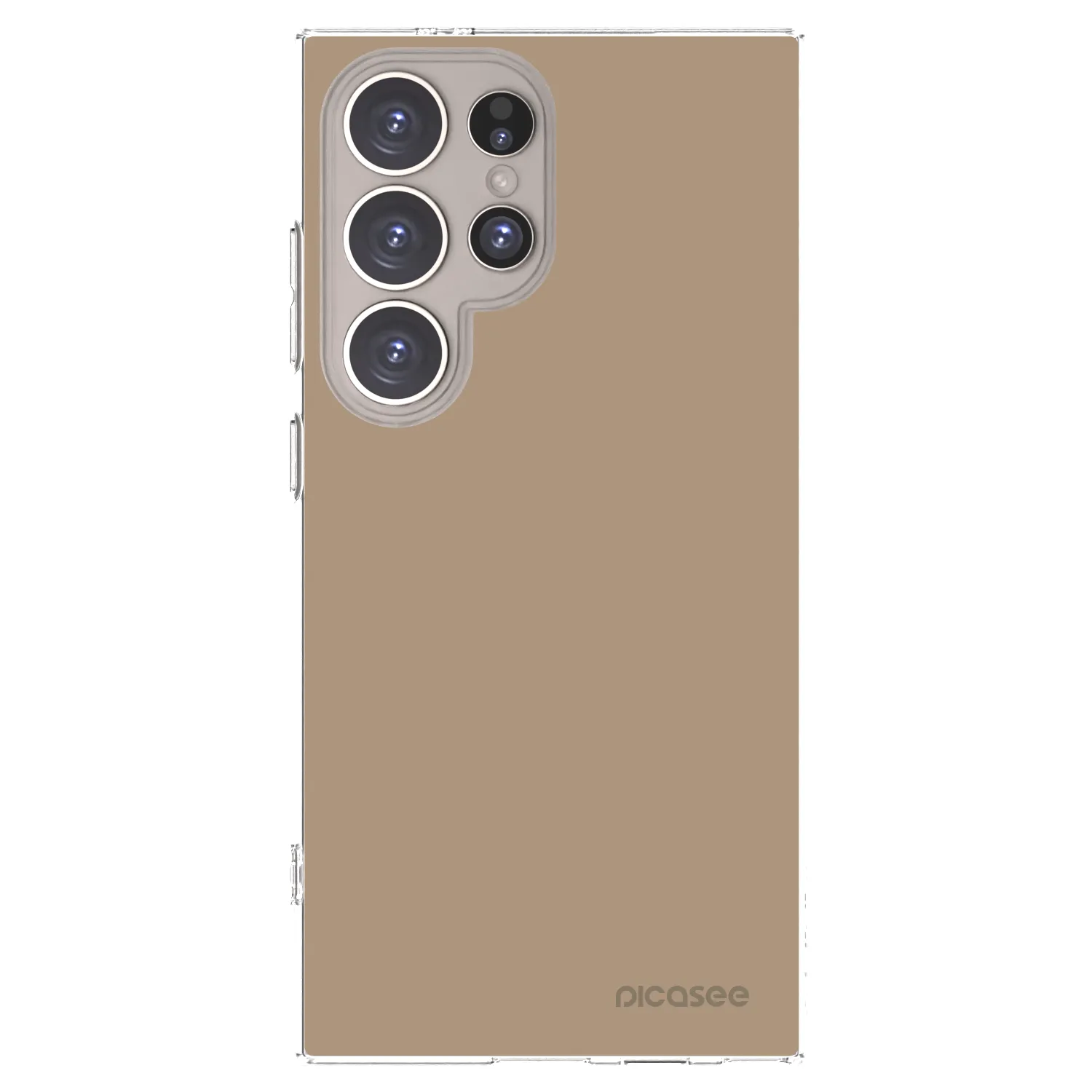 Picasee silikonový průhledný obal pro Samsung Galaxy S24 Ultra S928B 5G - Soft Sand