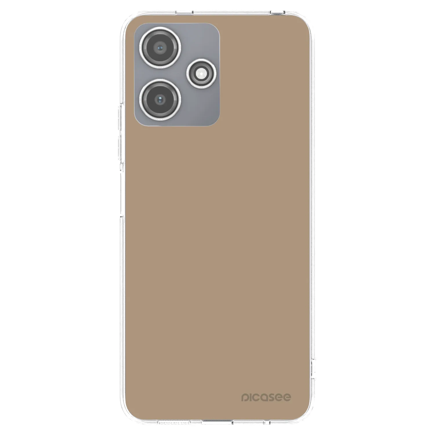 Picasee silikonový průhledný obal pro Xiaomi Redmi 12 5G - Soft Sand
