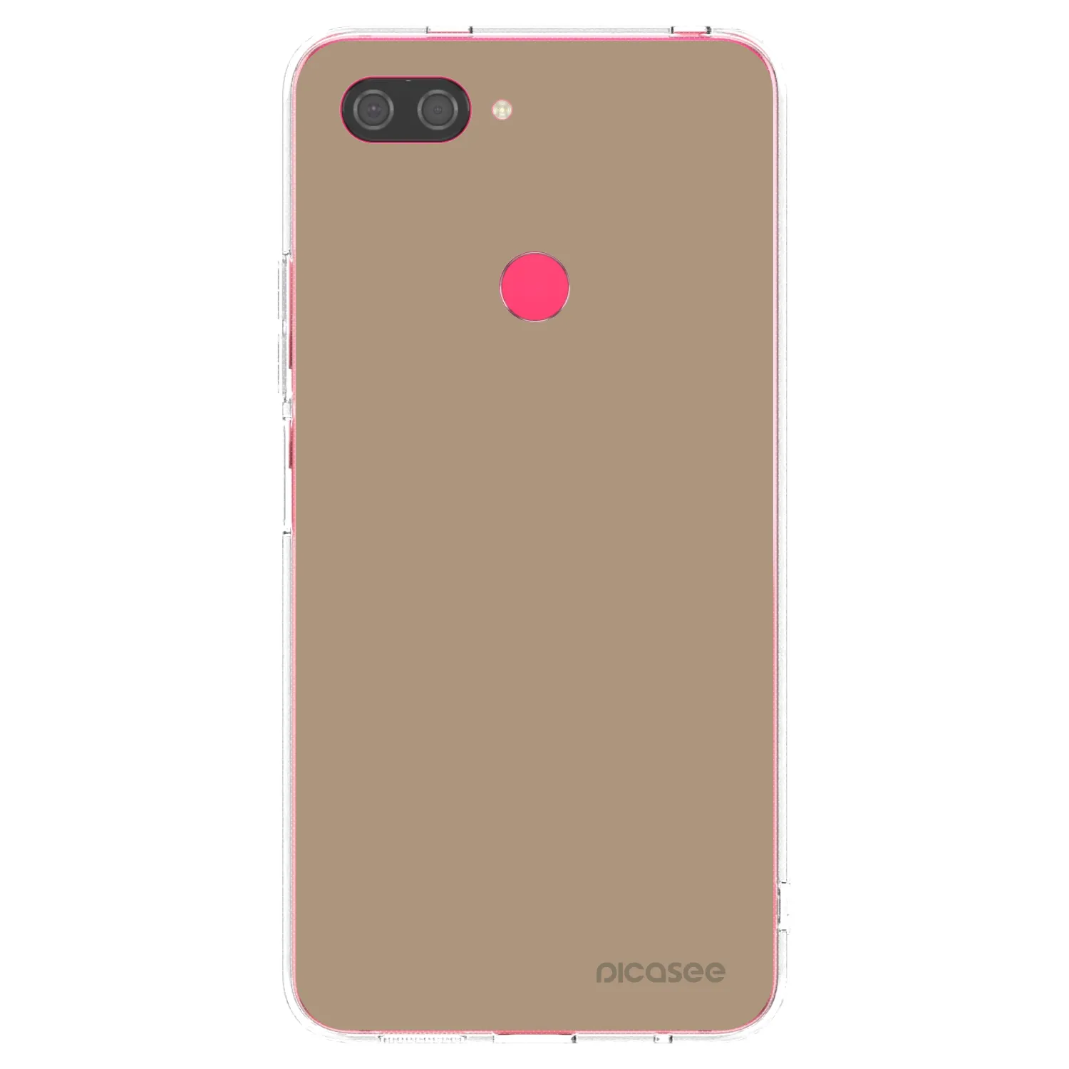 Picasee silikonový průhledný obal pro Xiaomi Mi 8 Lite - Soft Sand