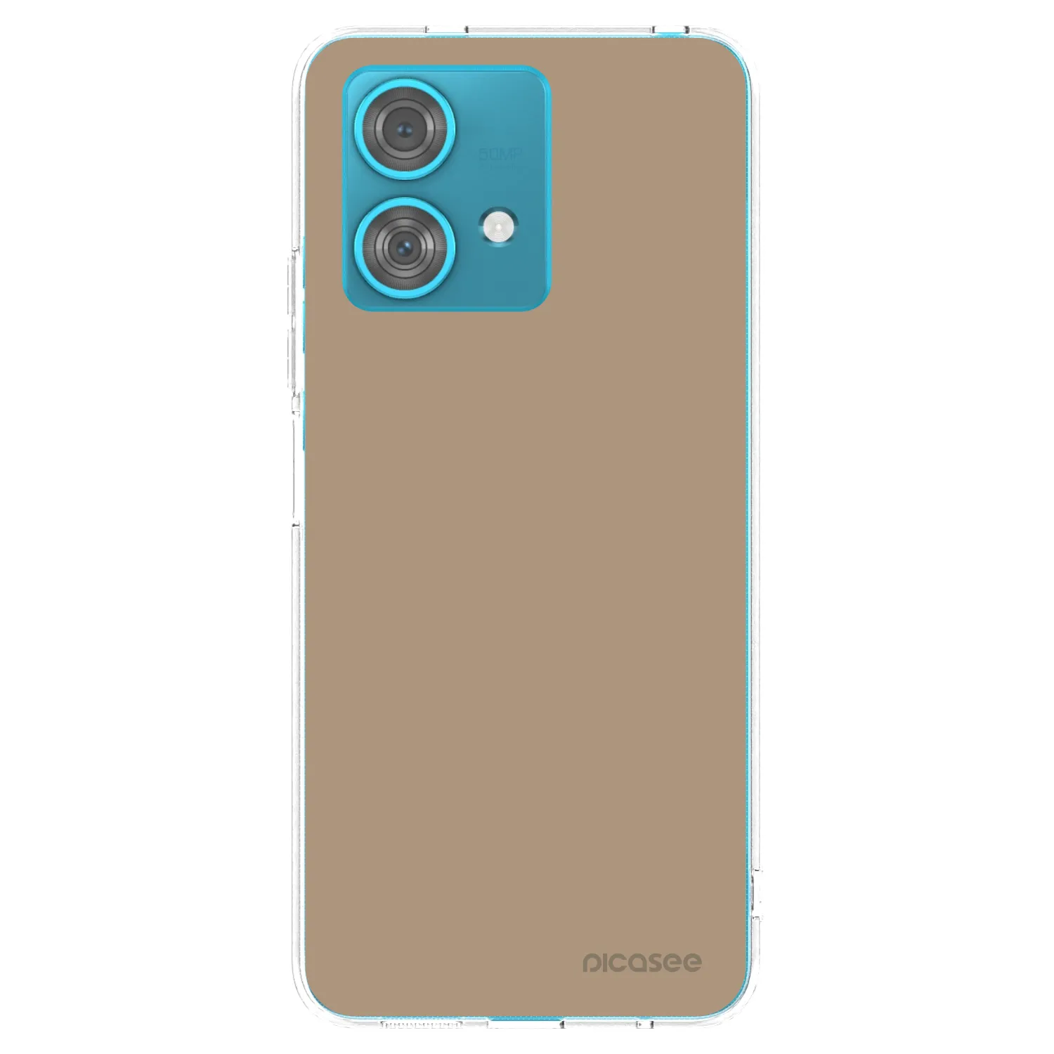Picasee silikonový průhledný obal pro Motorola Edge 40 Neo - Soft Sand
