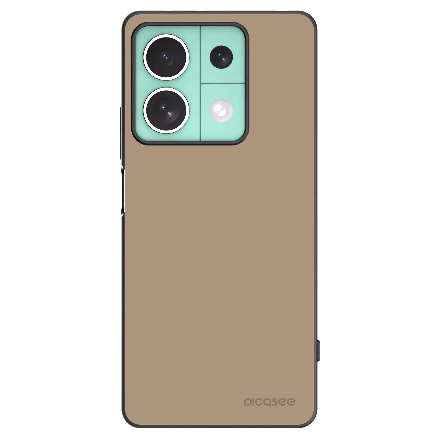 Picasee silikonový černý obal pro Xiaomi Redmi Note 13 5G - Soft Sand
