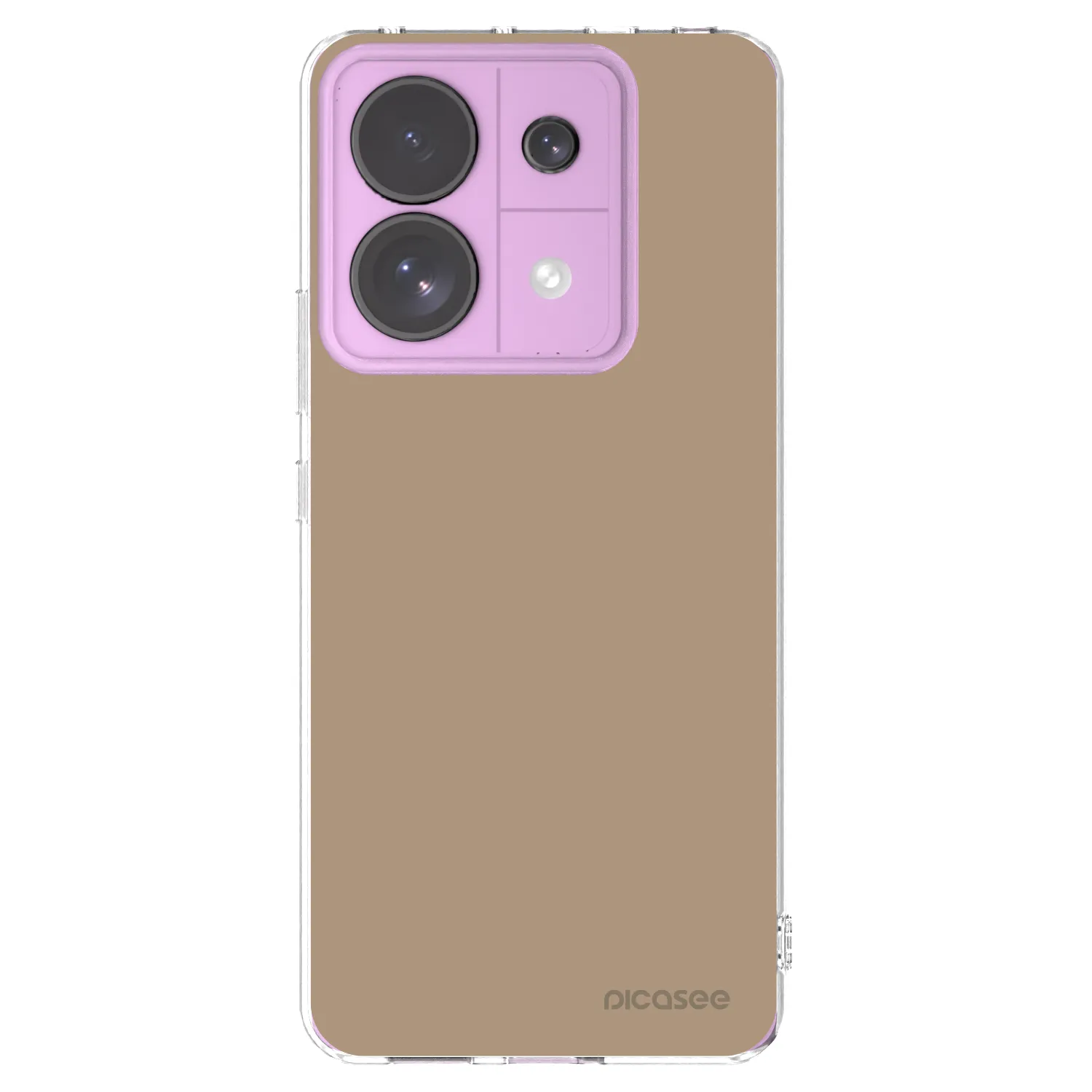 Picasee silikonový průhledný obal pro Xiaomi Redmi Note 13 Pro 5G - Soft Sand