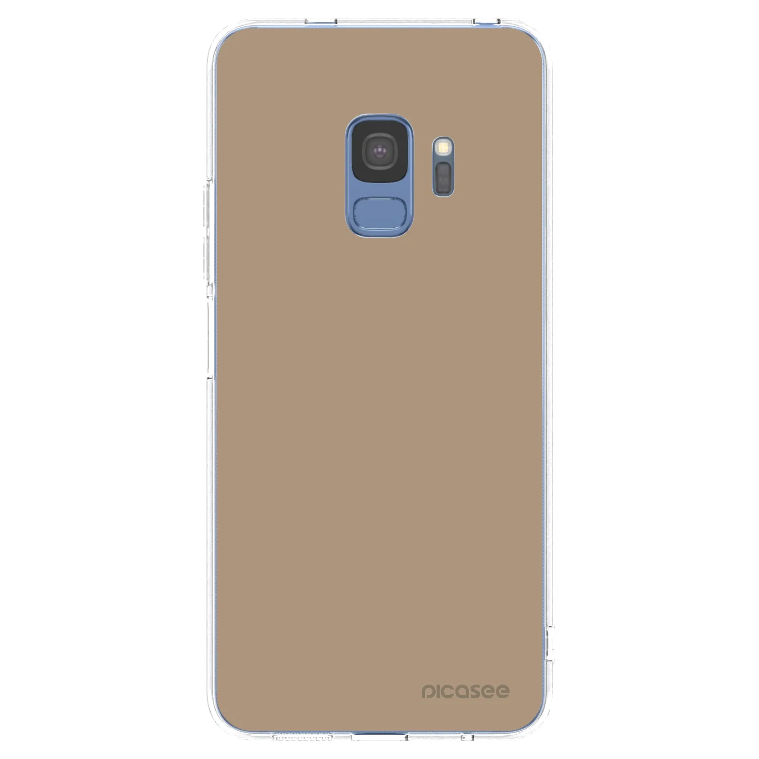 Picasee silikonový průhledný obal pro Samsung Galaxy S9 G960F - Soft Sand