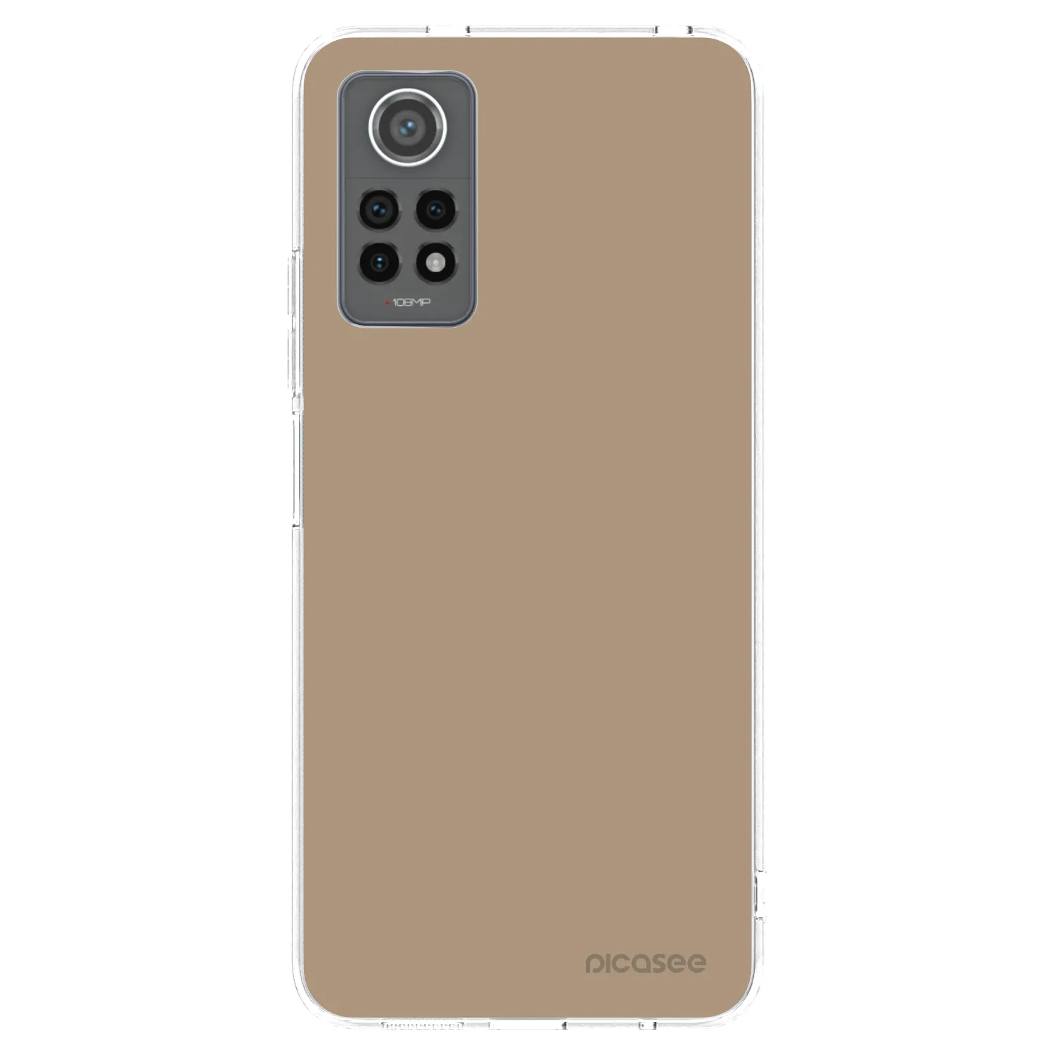 Picasee silikonový průhledný obal pro Xiaomi Redmi Note 12 Pro 4G - Soft Sand