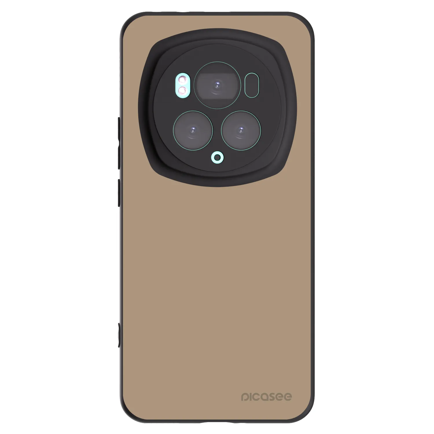 Picasee silikonový černý obal pro Honor Magic6 Pro - Soft Sand