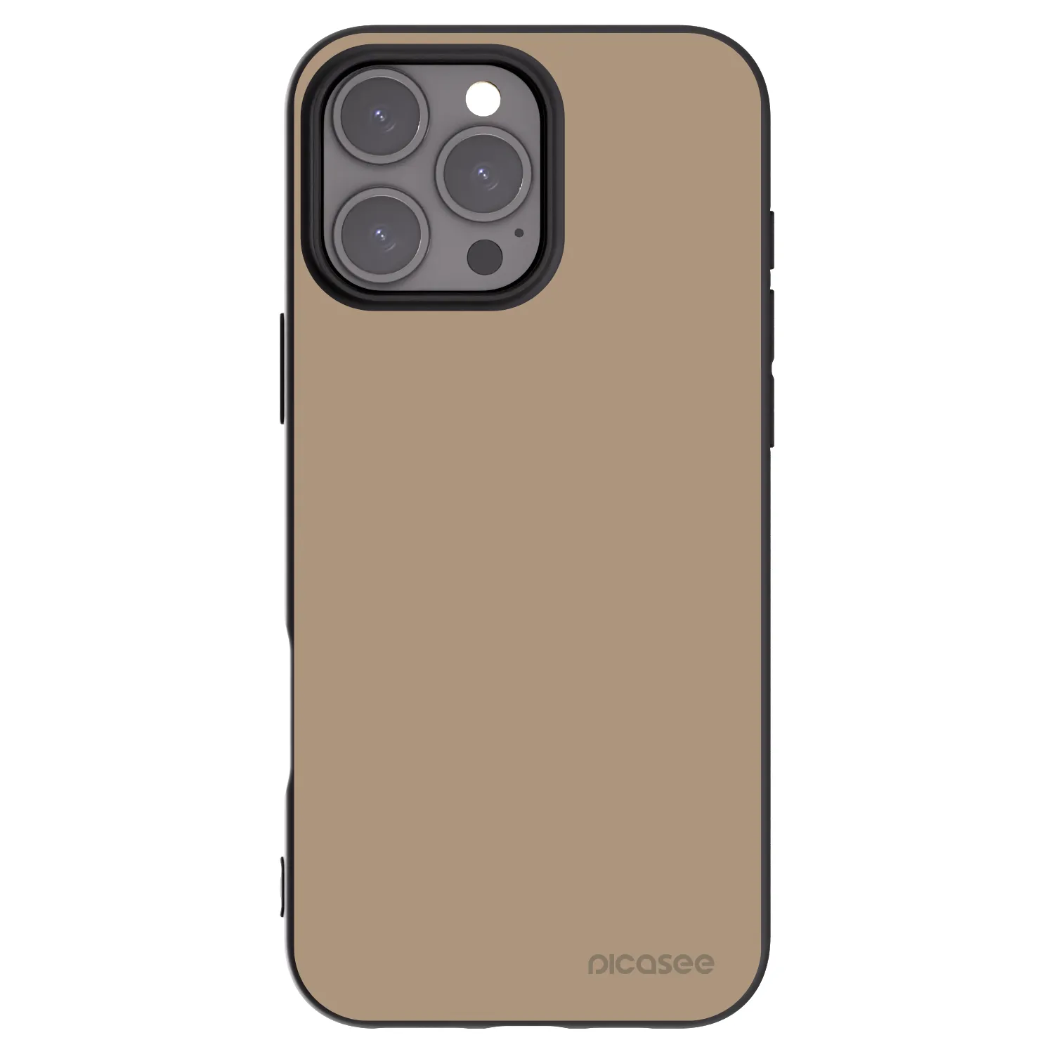 Picasee silikonový černý obal pro Apple iPhone 16 Pro Max - Soft Sand