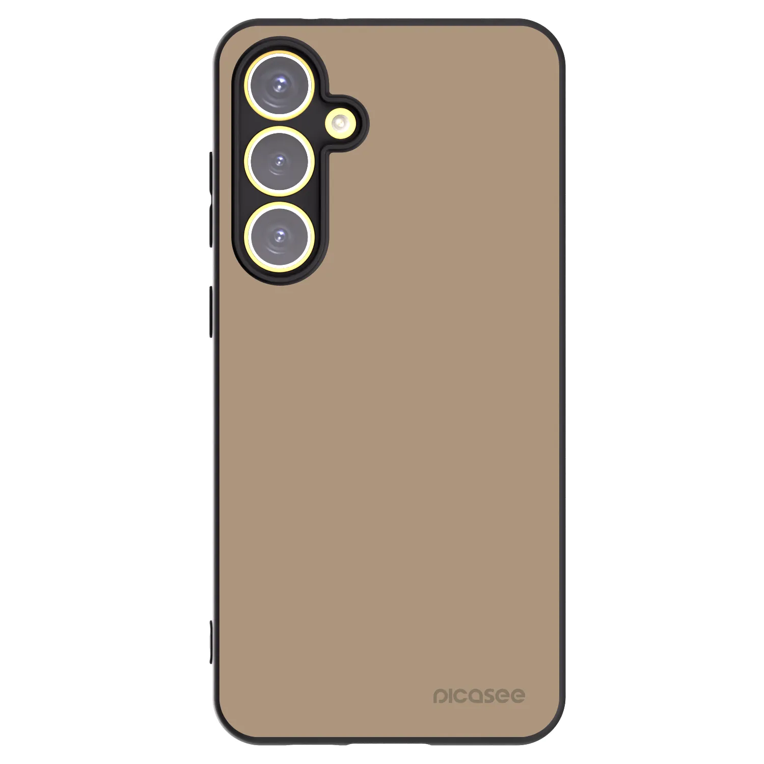 Picasee silikonový černý obal pro Samsung Galaxy S24 FE S721B - Soft Sand