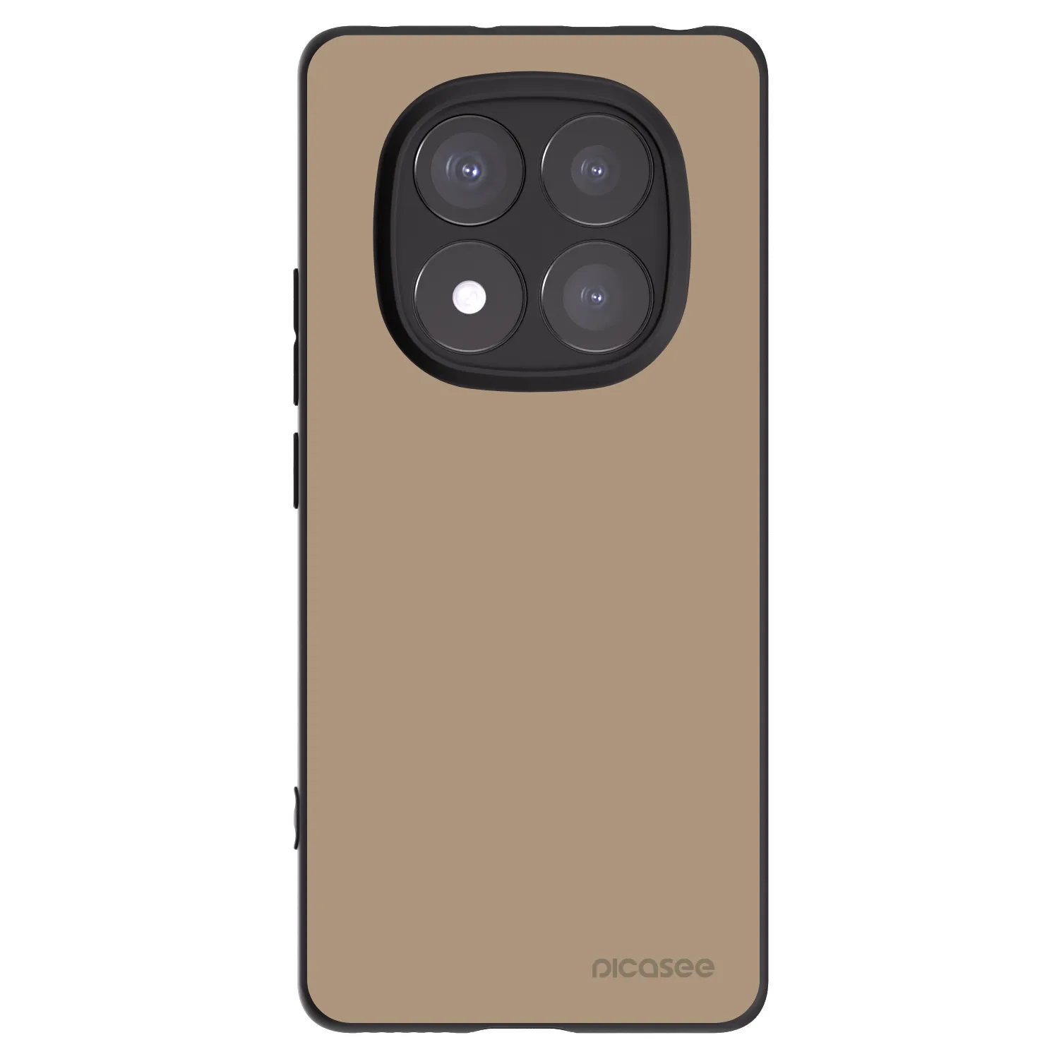 Picasee silikonový černý obal pro Xiaomi Redmi Note 14 Pro+ 5G - Soft Sand
