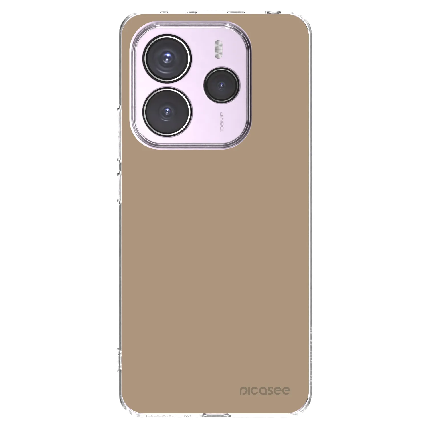Picasee silikonový průhledný obal pro Xiaomi Redmi Note 14 5G - Soft Sand