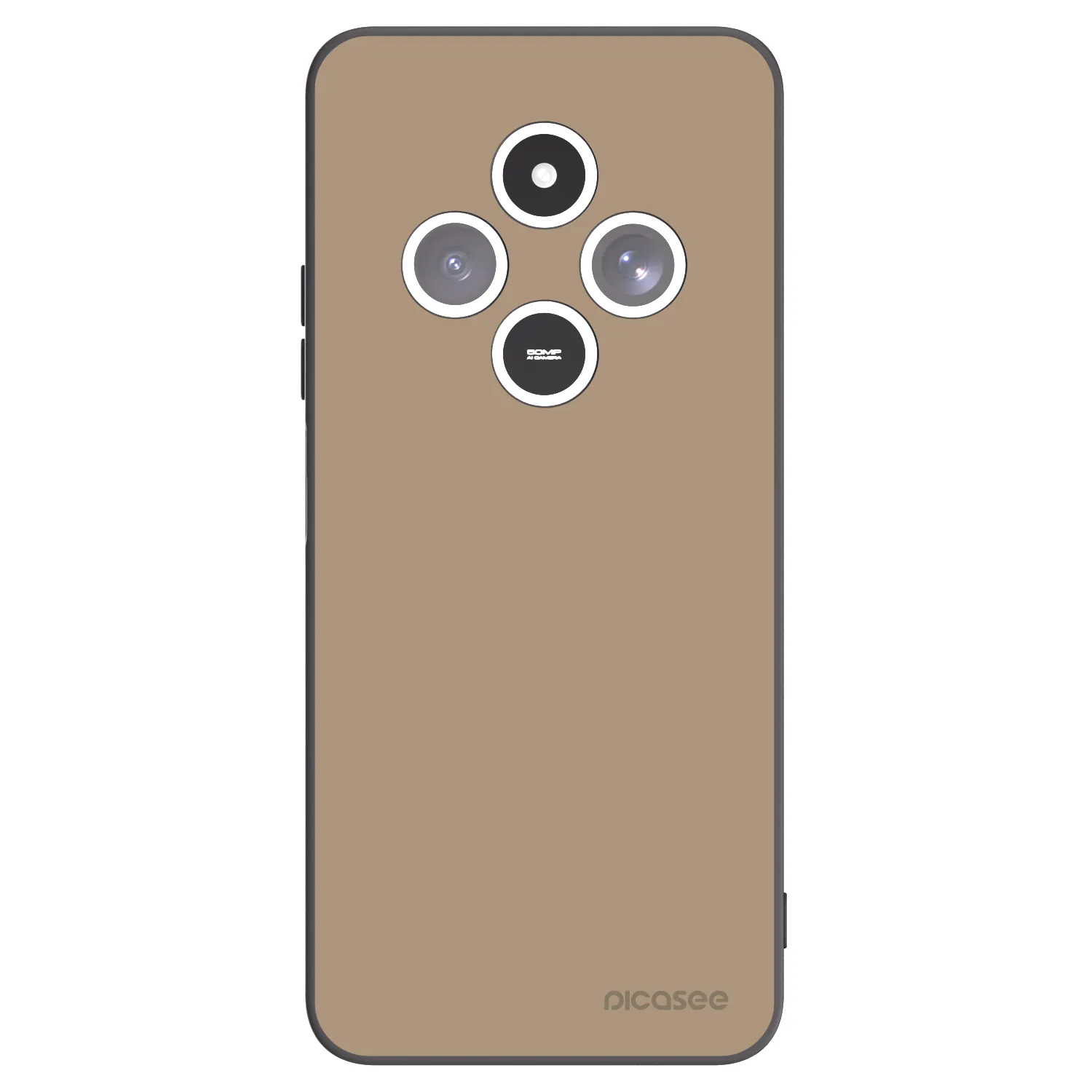 Picasee silikonový černý obal pro Xiaomi Redmi 14C - Soft Sand
