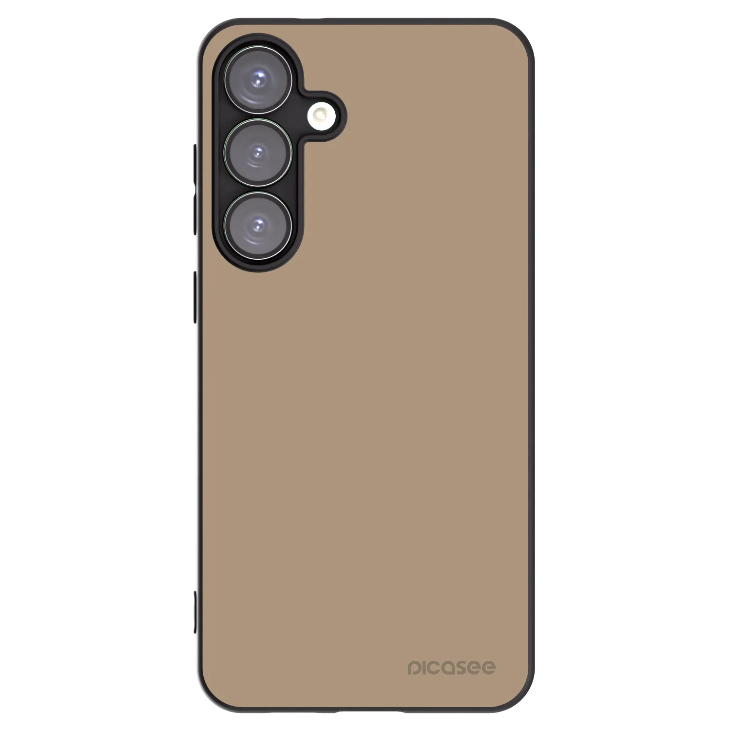 Picasee silikonový černý obal pro Samsung Galaxy S25+ 5G - Soft Sand
