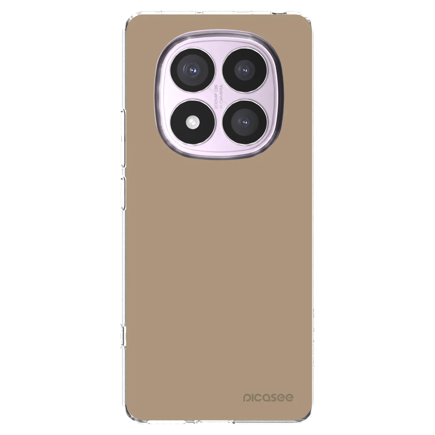 Picasee silikonový průhledný obal pro Xiaomi Redmi Note 14 Pro 4G - Soft Sand