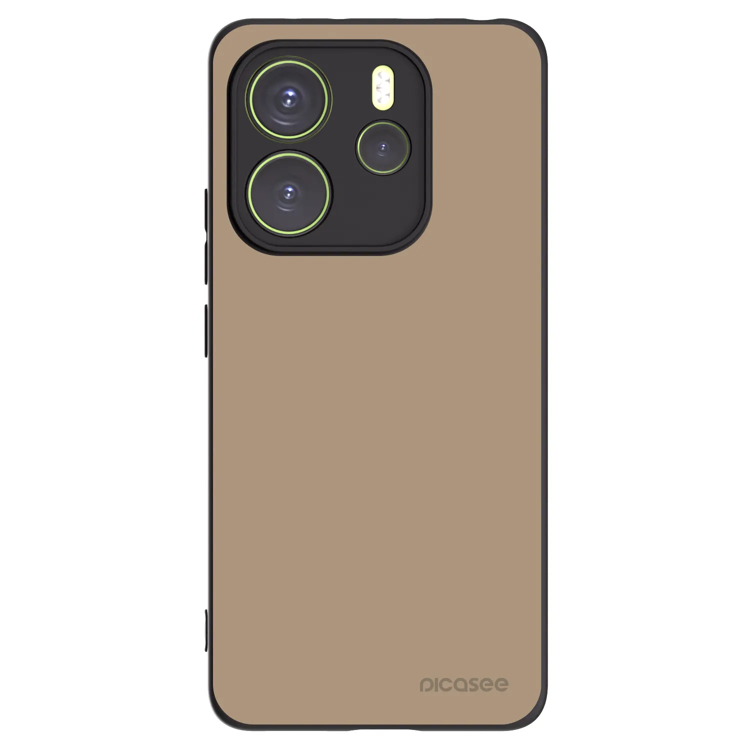 Picasee silikonový černý obal pro Xiaomi Redmi Note 14 4G - Soft Sand