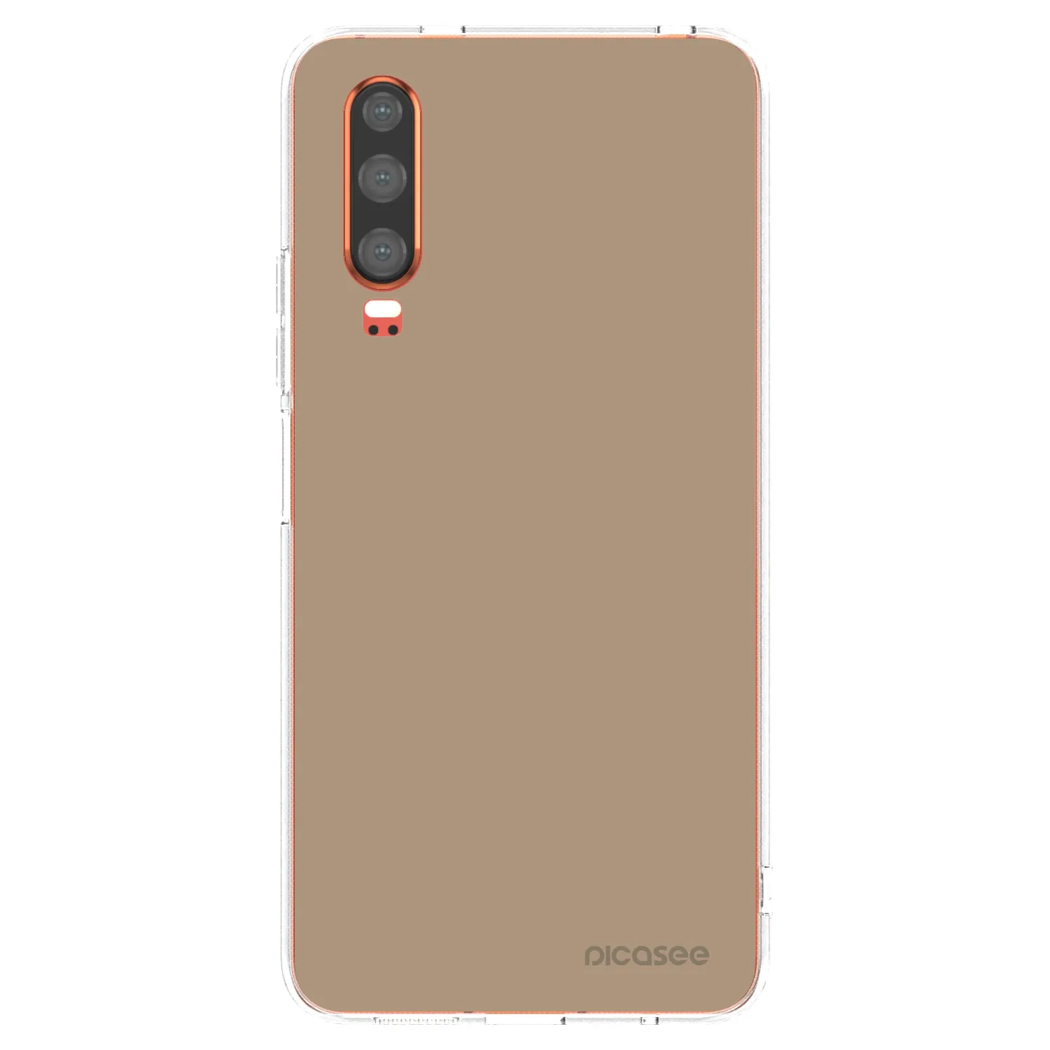 Picasee silikonový průhledný obal pro Huawei P30 - Soft Sand