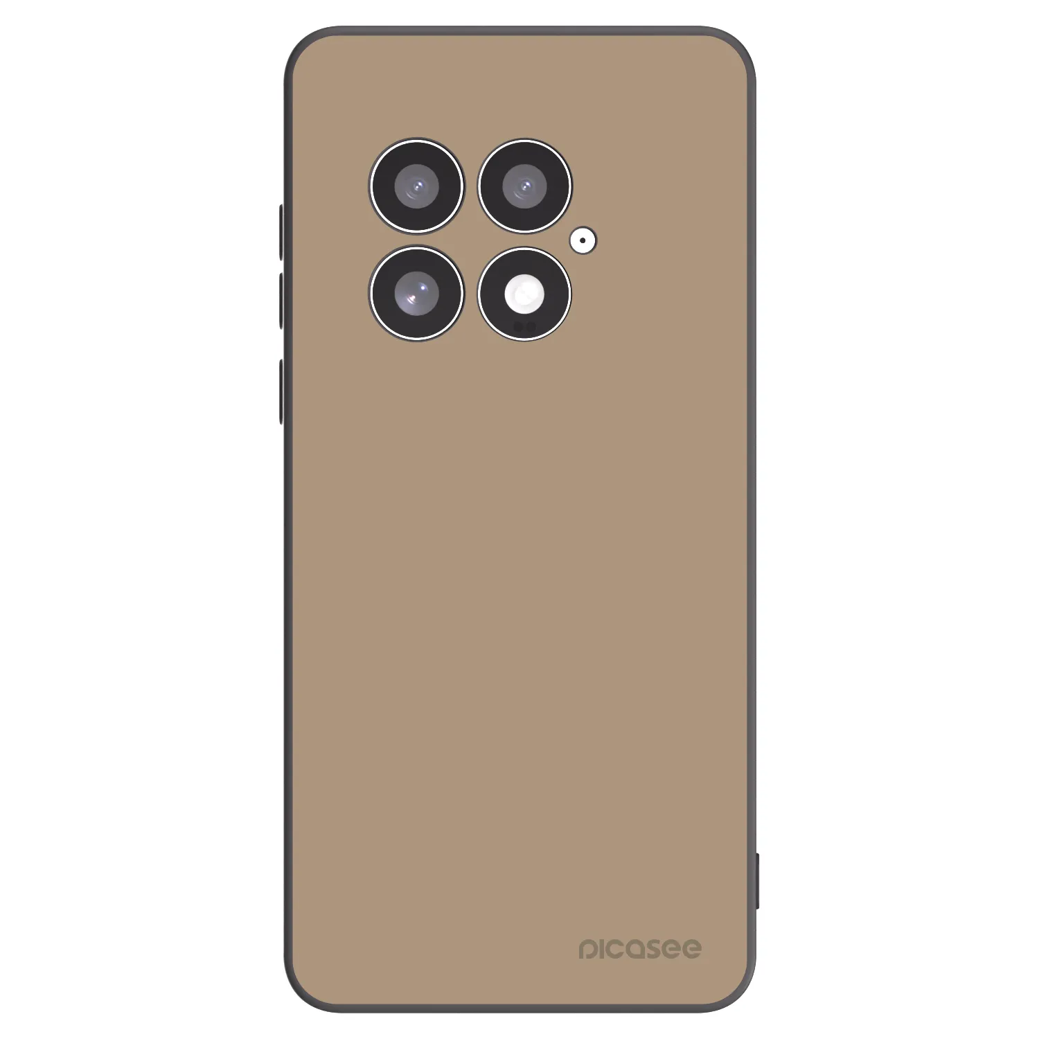 Picasee silikonový černý obal pro OnePlus 13 5G - Soft Sand