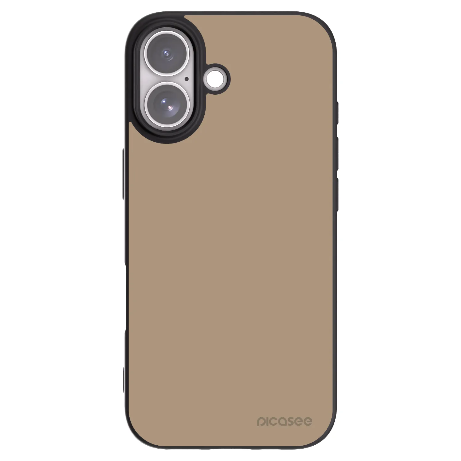 Picasee silikonový černý obal pro Apple iPhone 17 - Soft Sand
