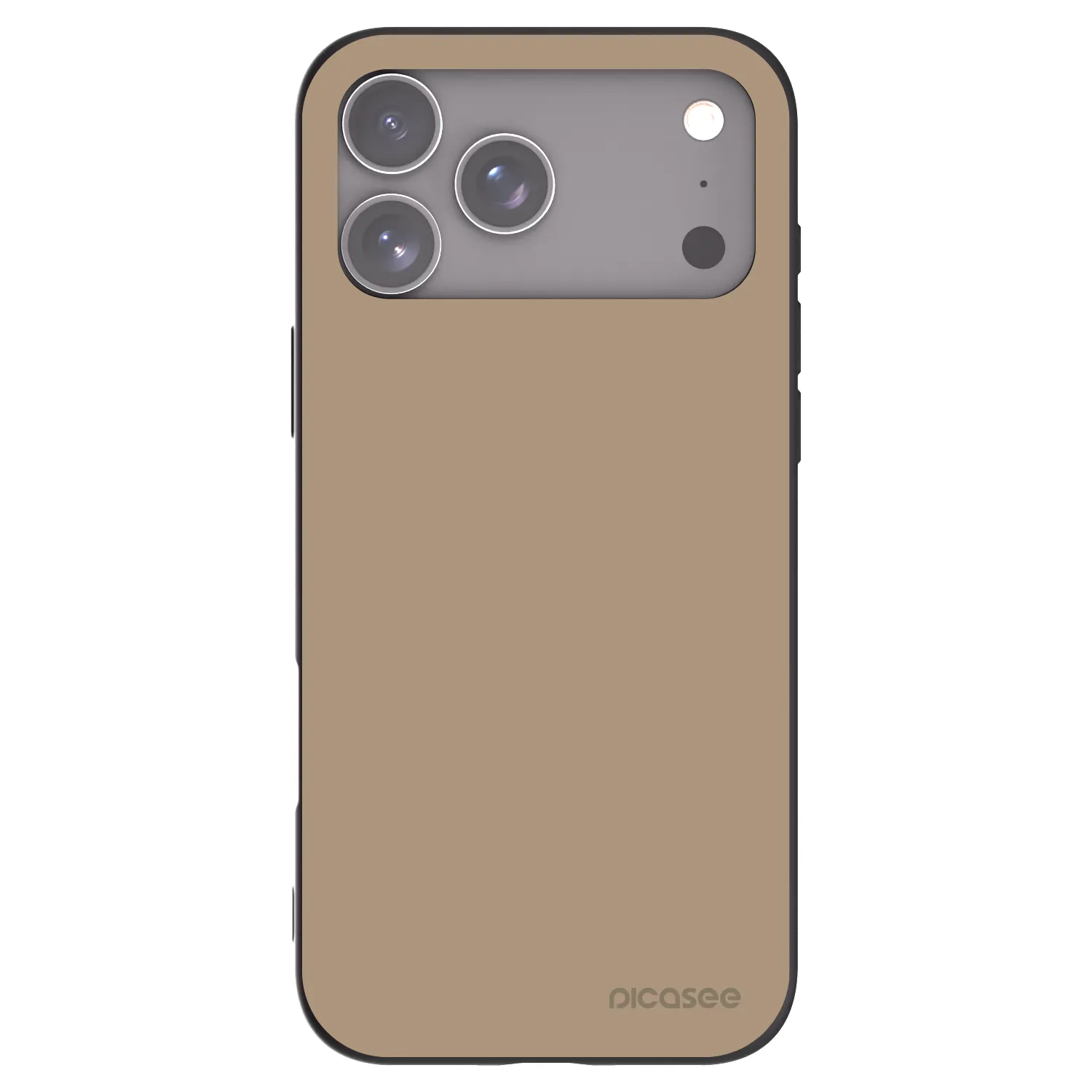 Picasee silikonový černý obal pro Apple iPhone 17 Pro Max - Soft Sand