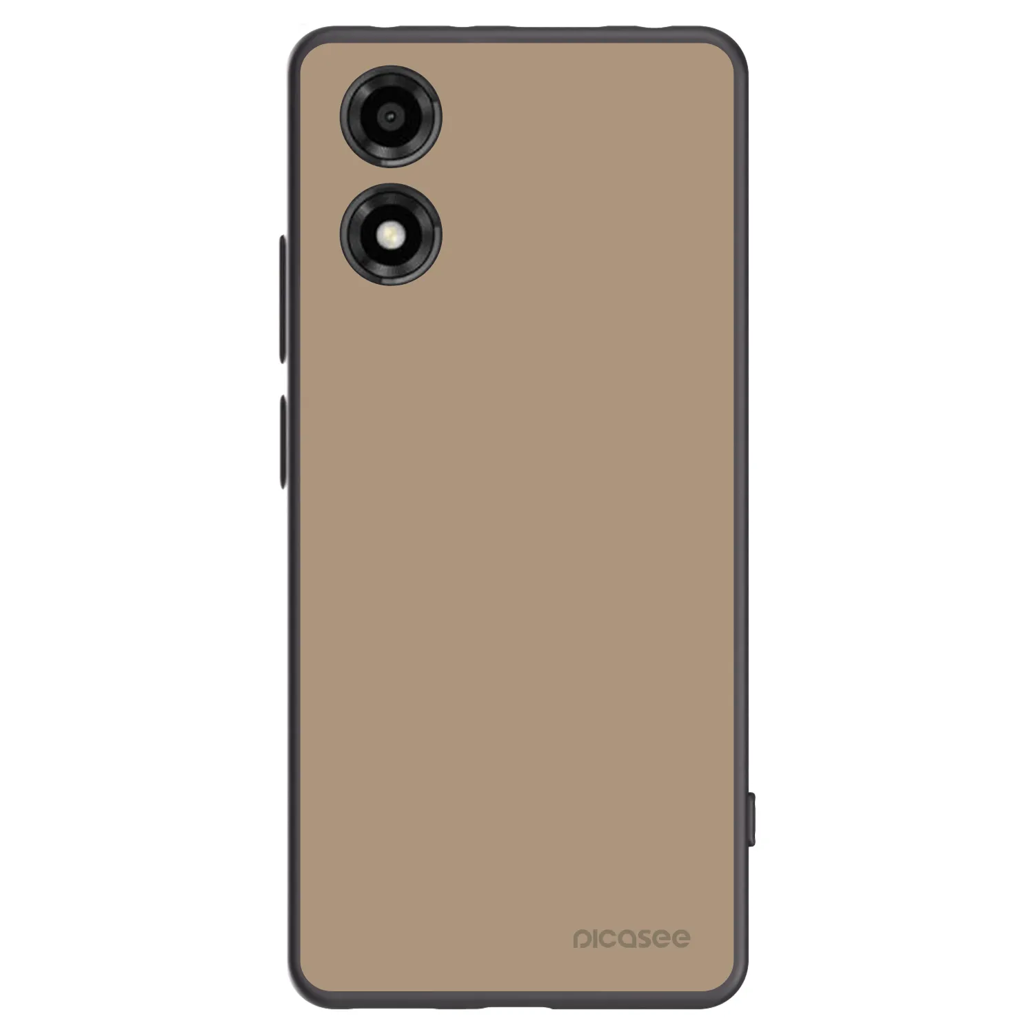 Picasee silikonový černý obal pro Motorola Moto E14 - Soft Sand
