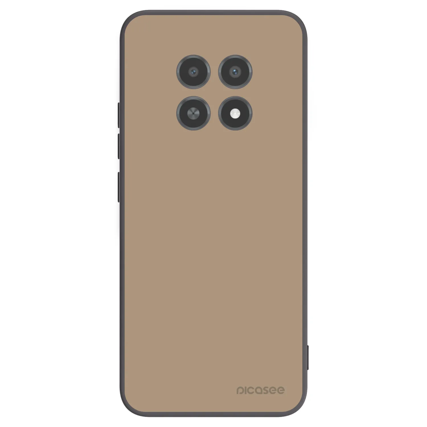 Picasee silikonový černý obal pro Realme 12X - Soft Sand