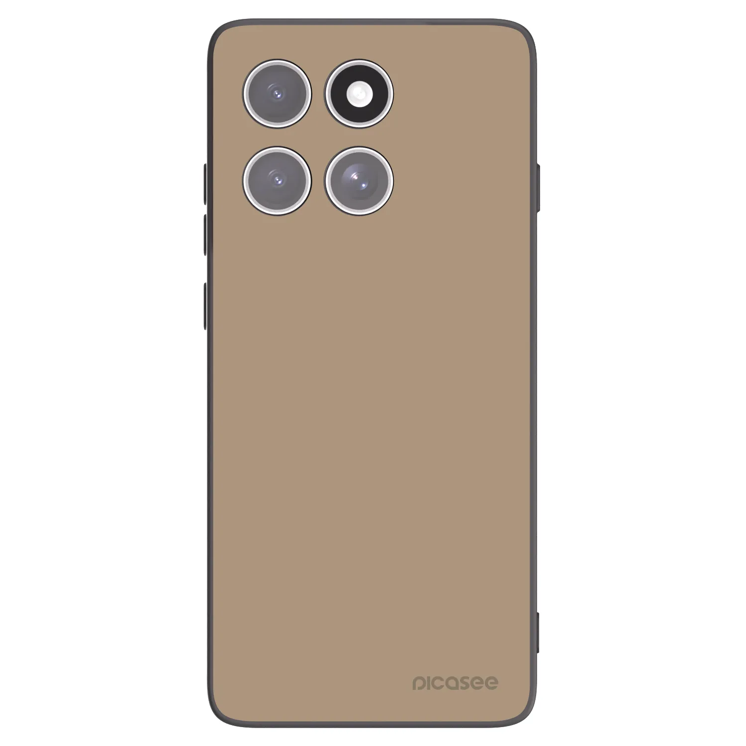 Picasee silikonový černý obal pro Motorola Edge 60 Pro - Soft Sand