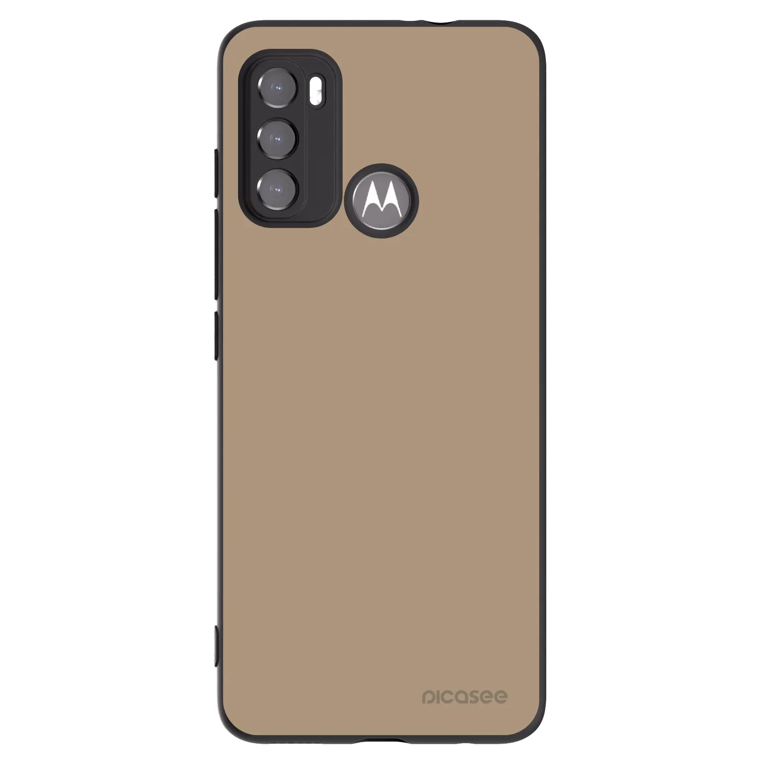 Picasee silikonový černý obal pro Motorola Edge 60 5G - Soft Sand
